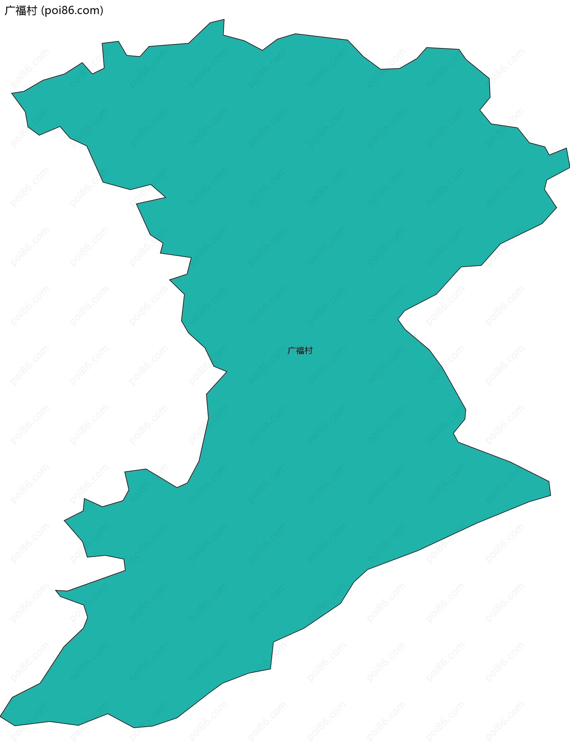 广福村边界地图