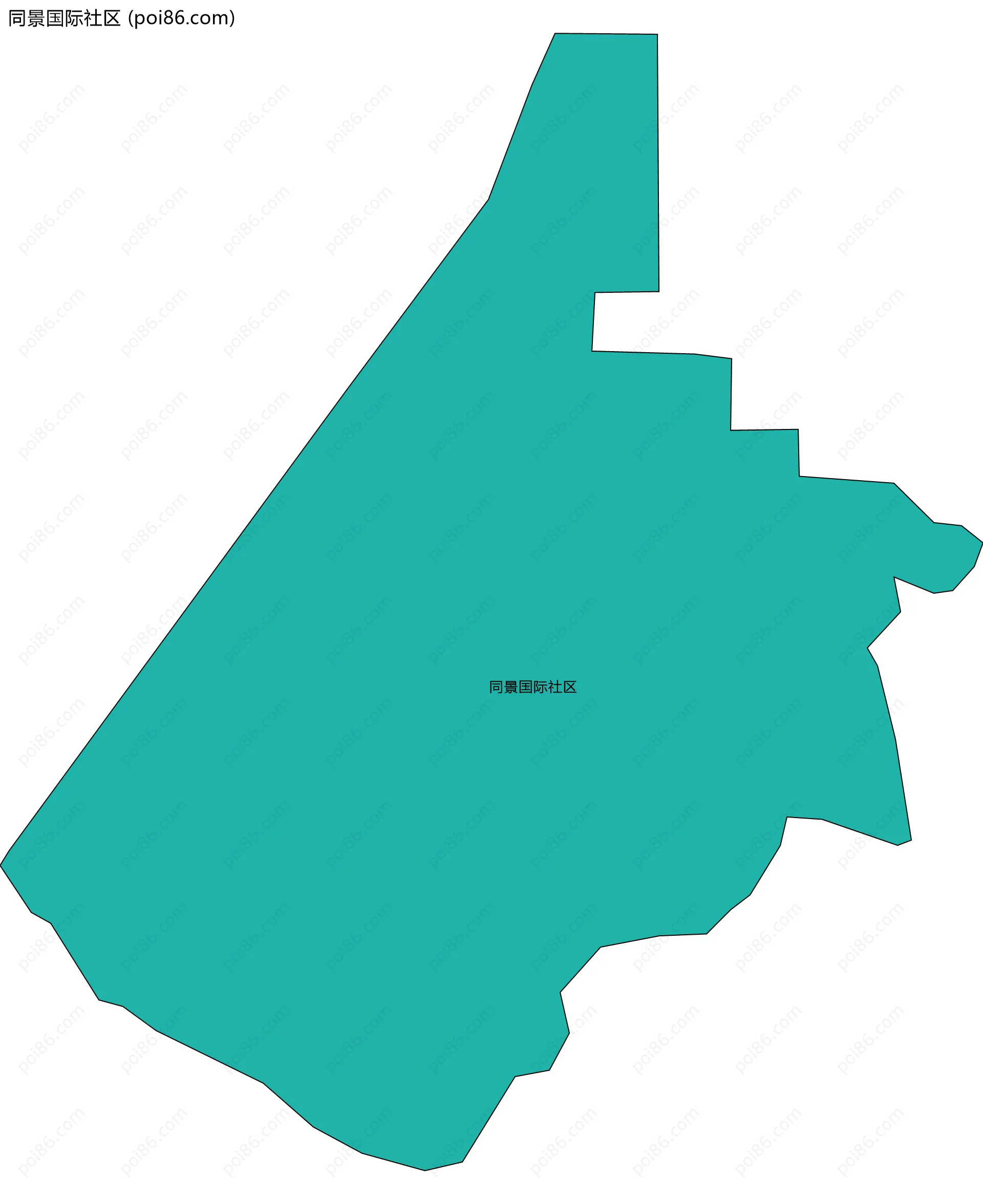 同景国际社区边界地图