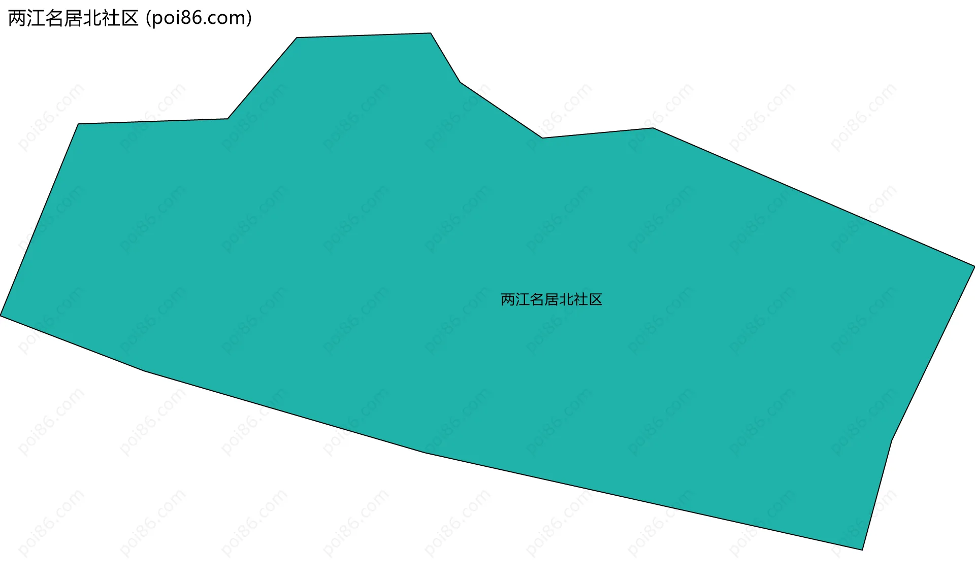 两江名居北社区边界地图
