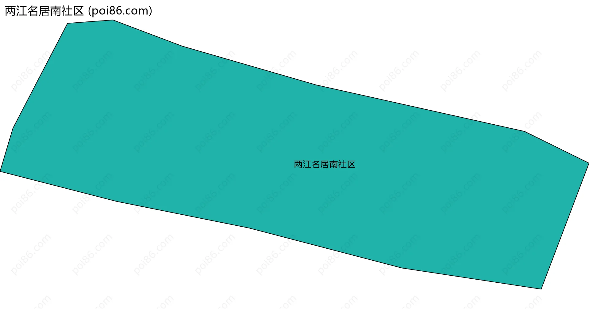 两江名居南社区边界地图