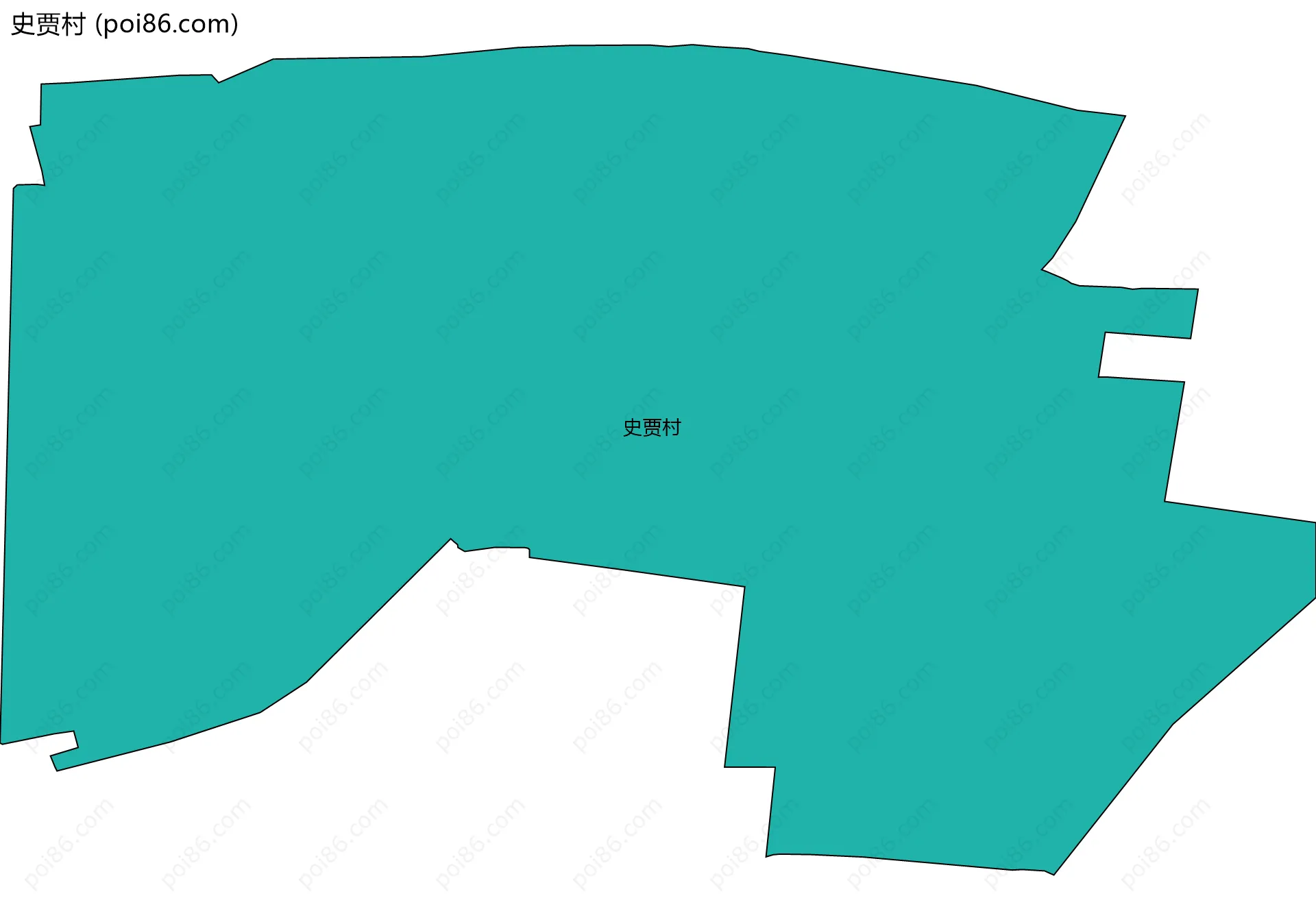 史贾村边界地图
