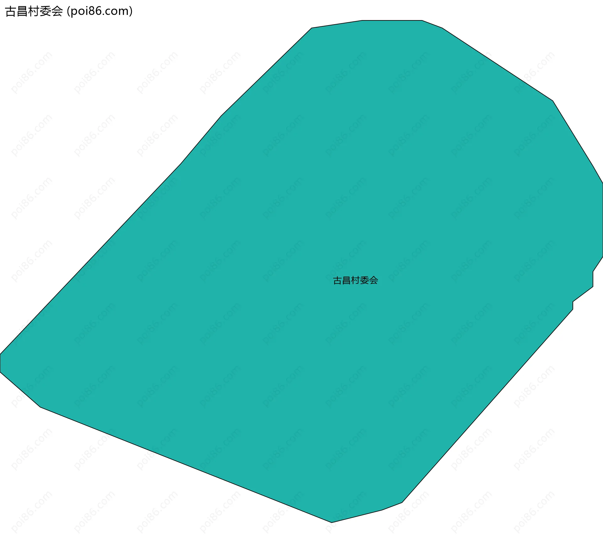 古昌村委会边界地图