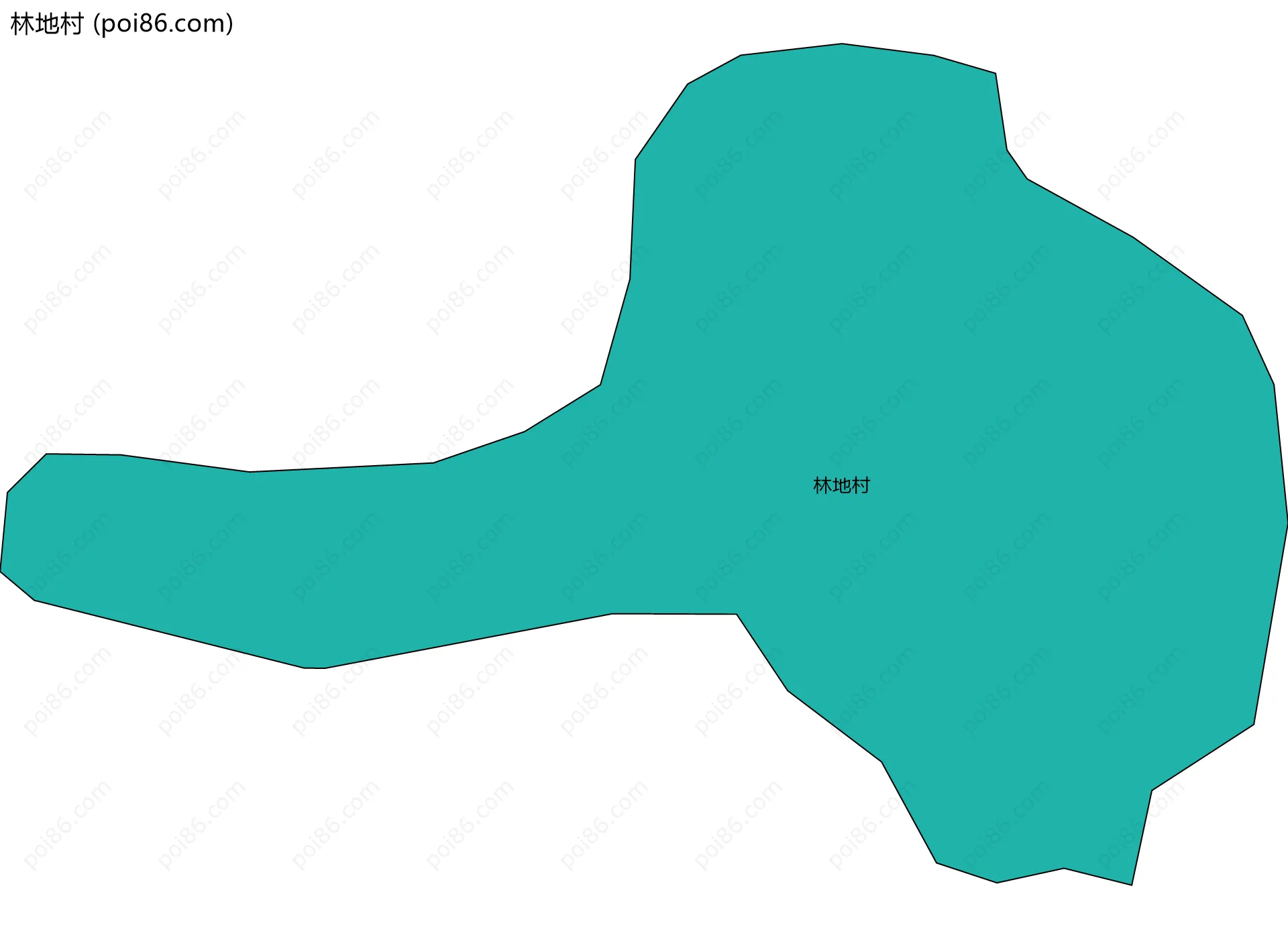 林地村边界地图