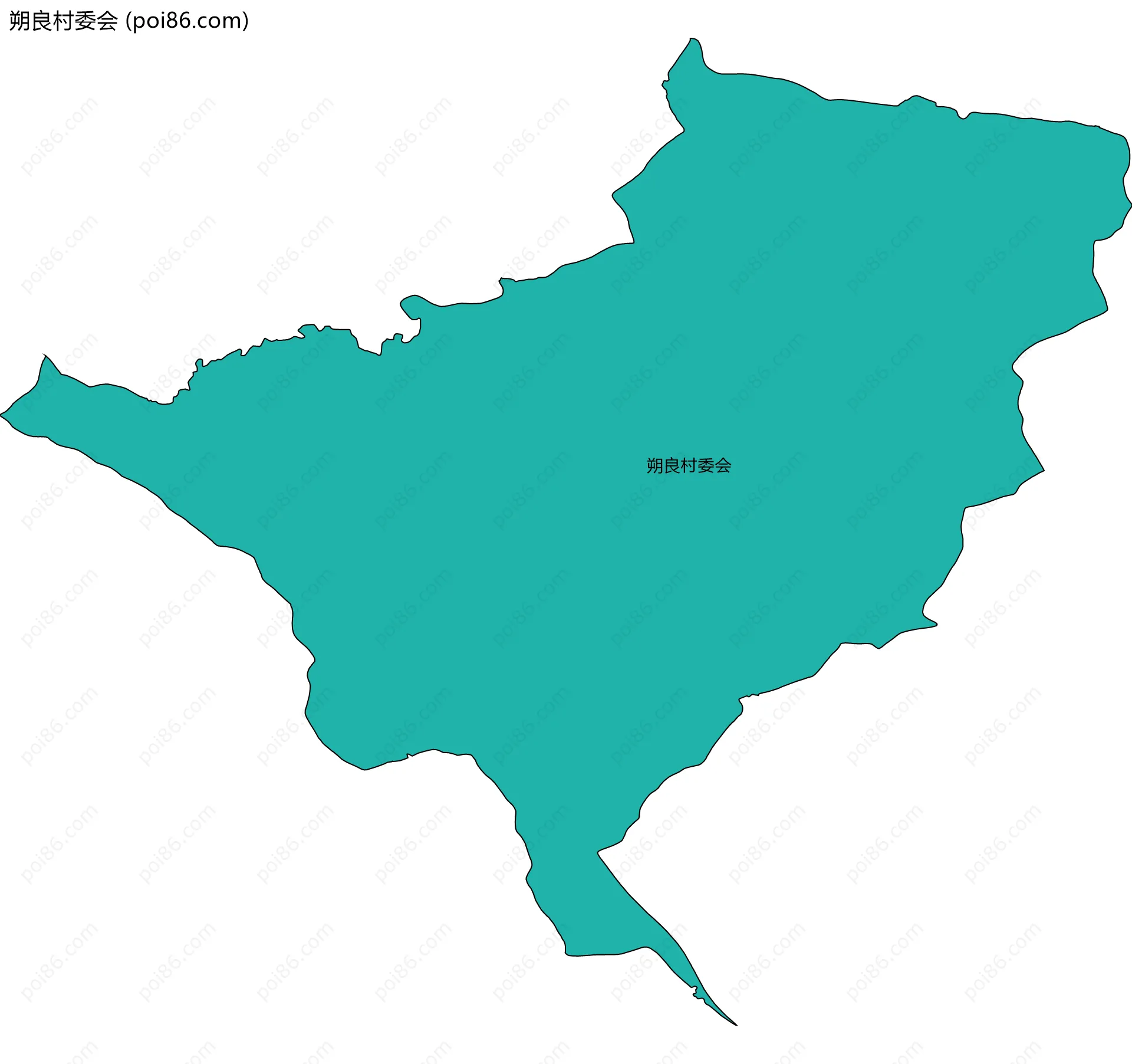 朔良村委会边界地图