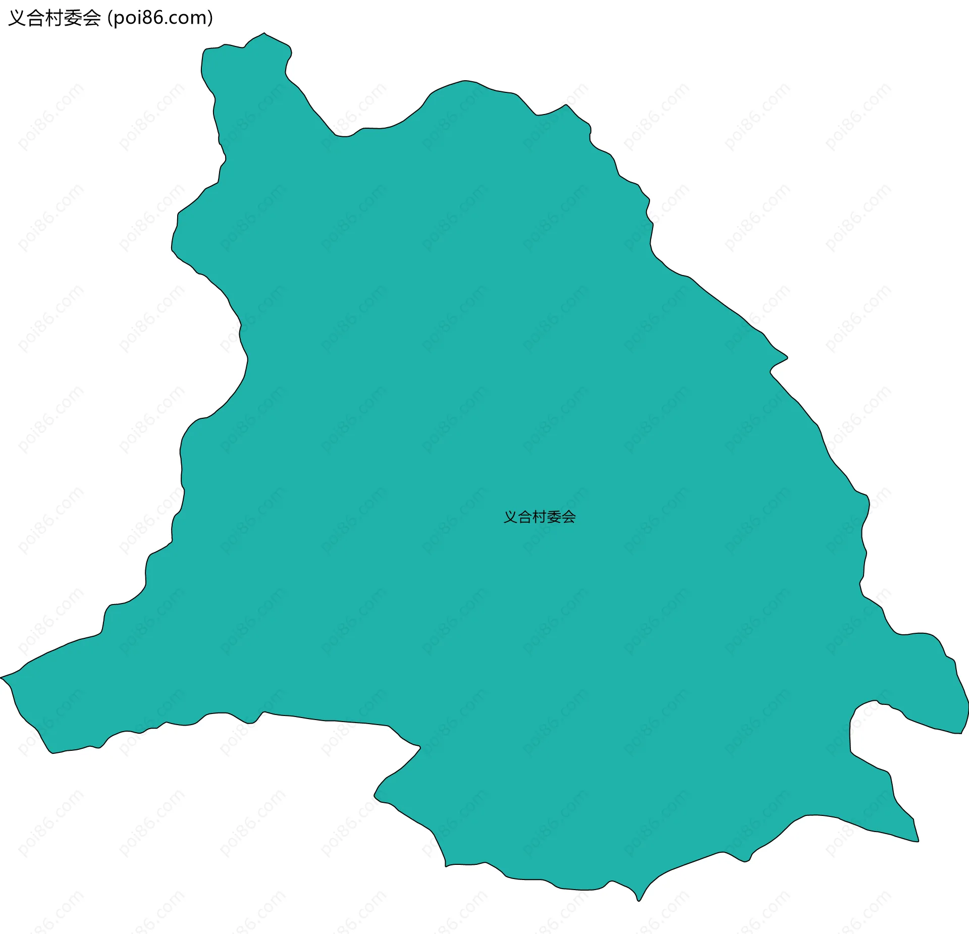 义合村委会边界地图