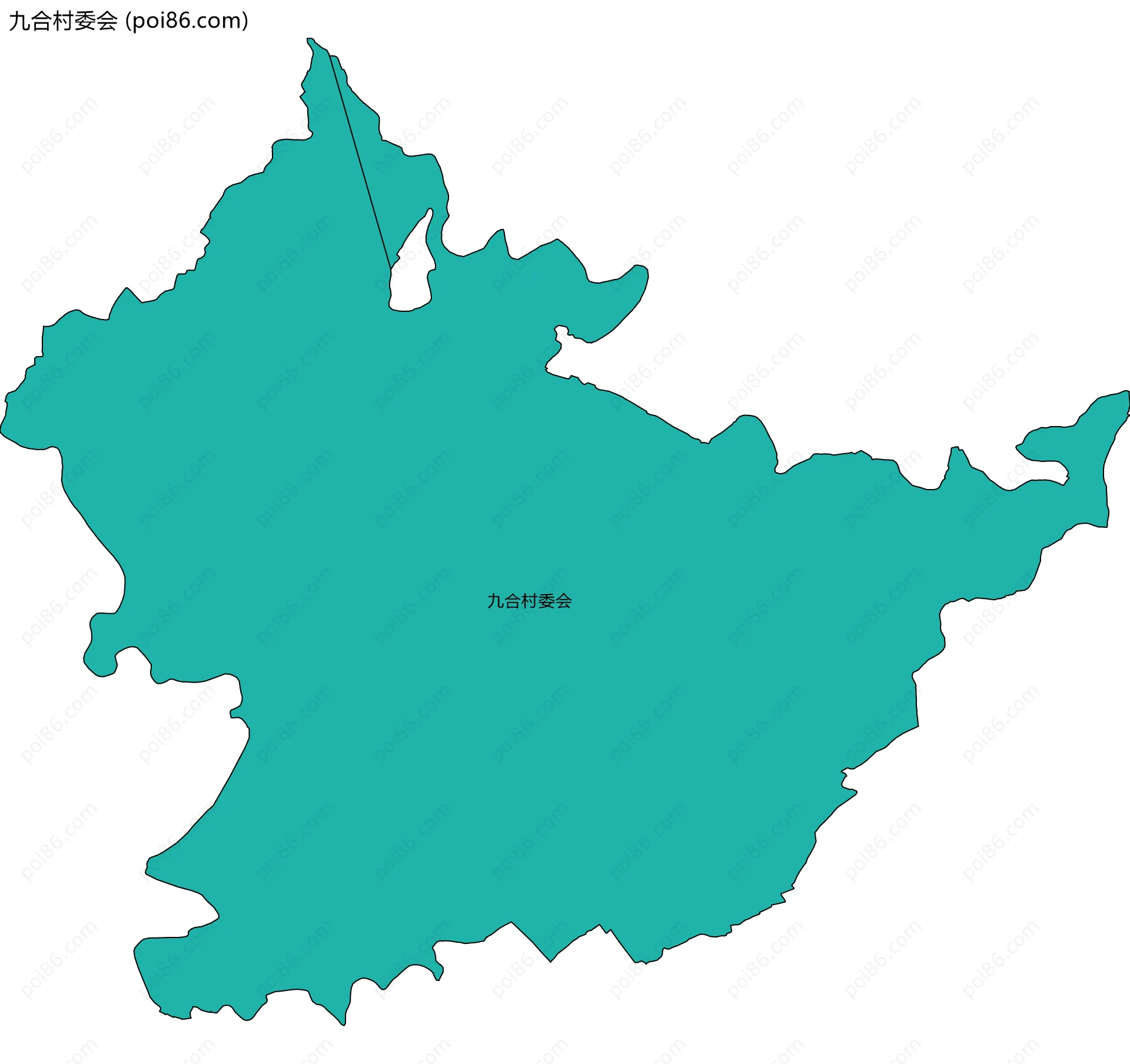 九合村委会边界地图