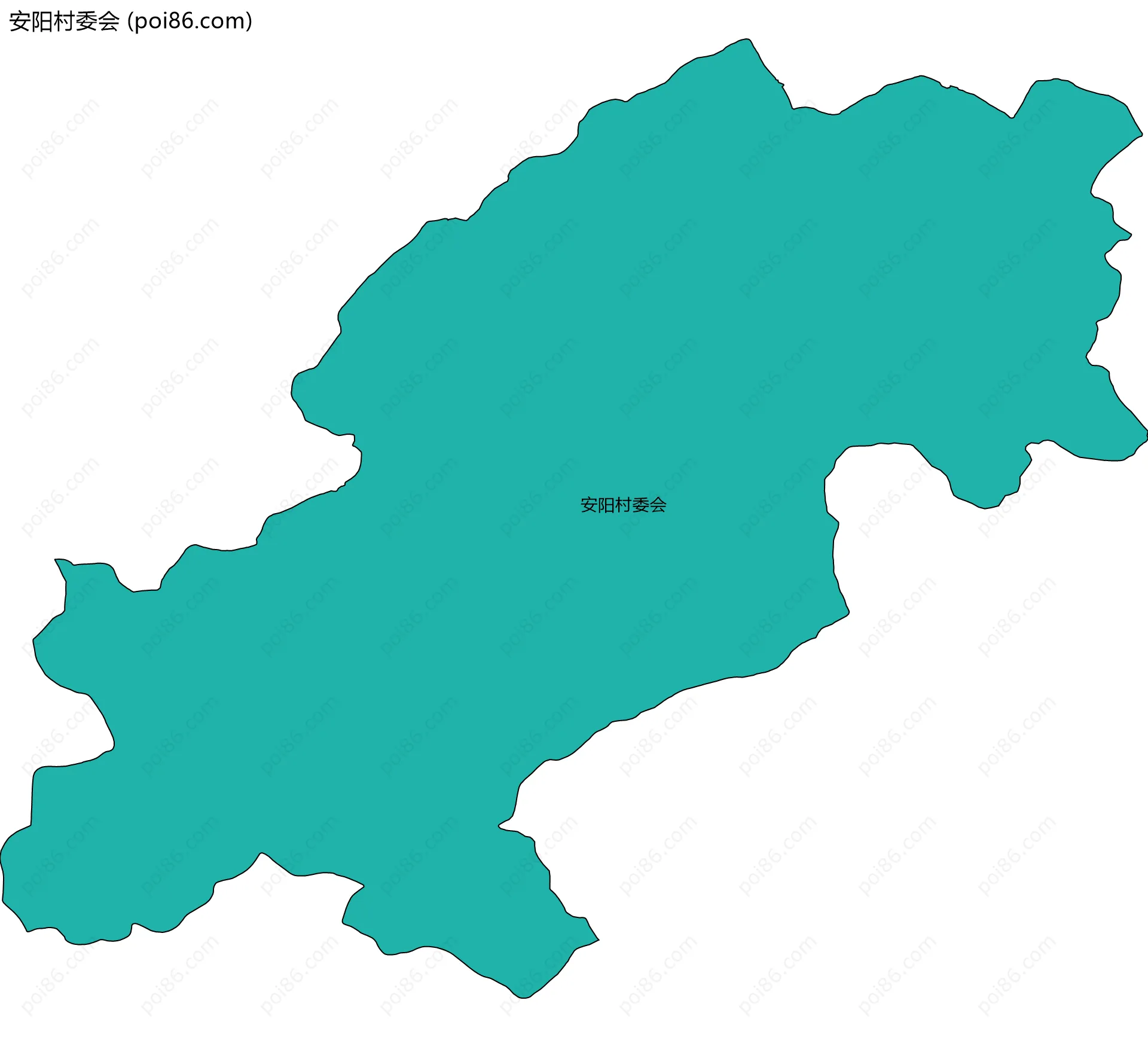 安阳村委会边界地图