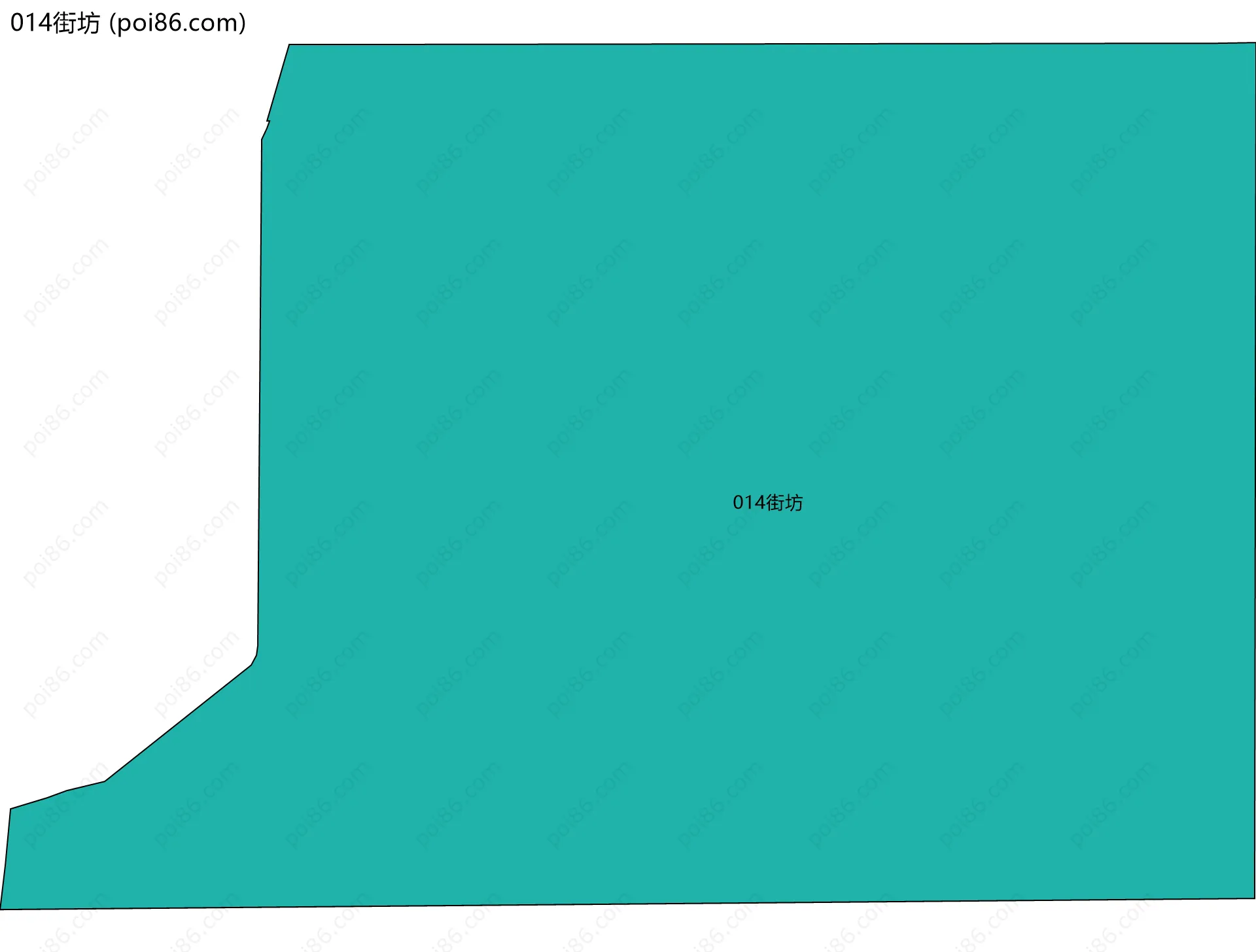 014街坊边界地图