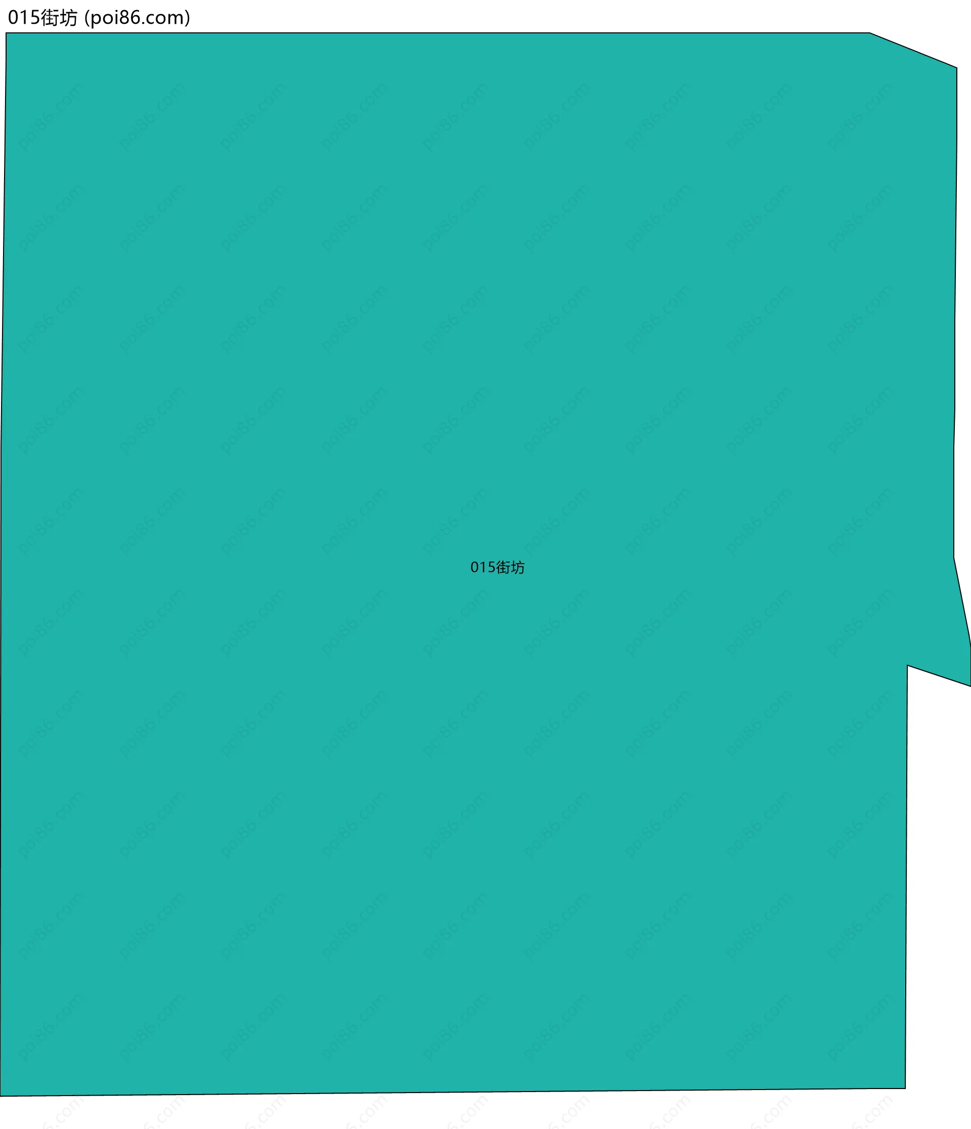 015街坊边界地图