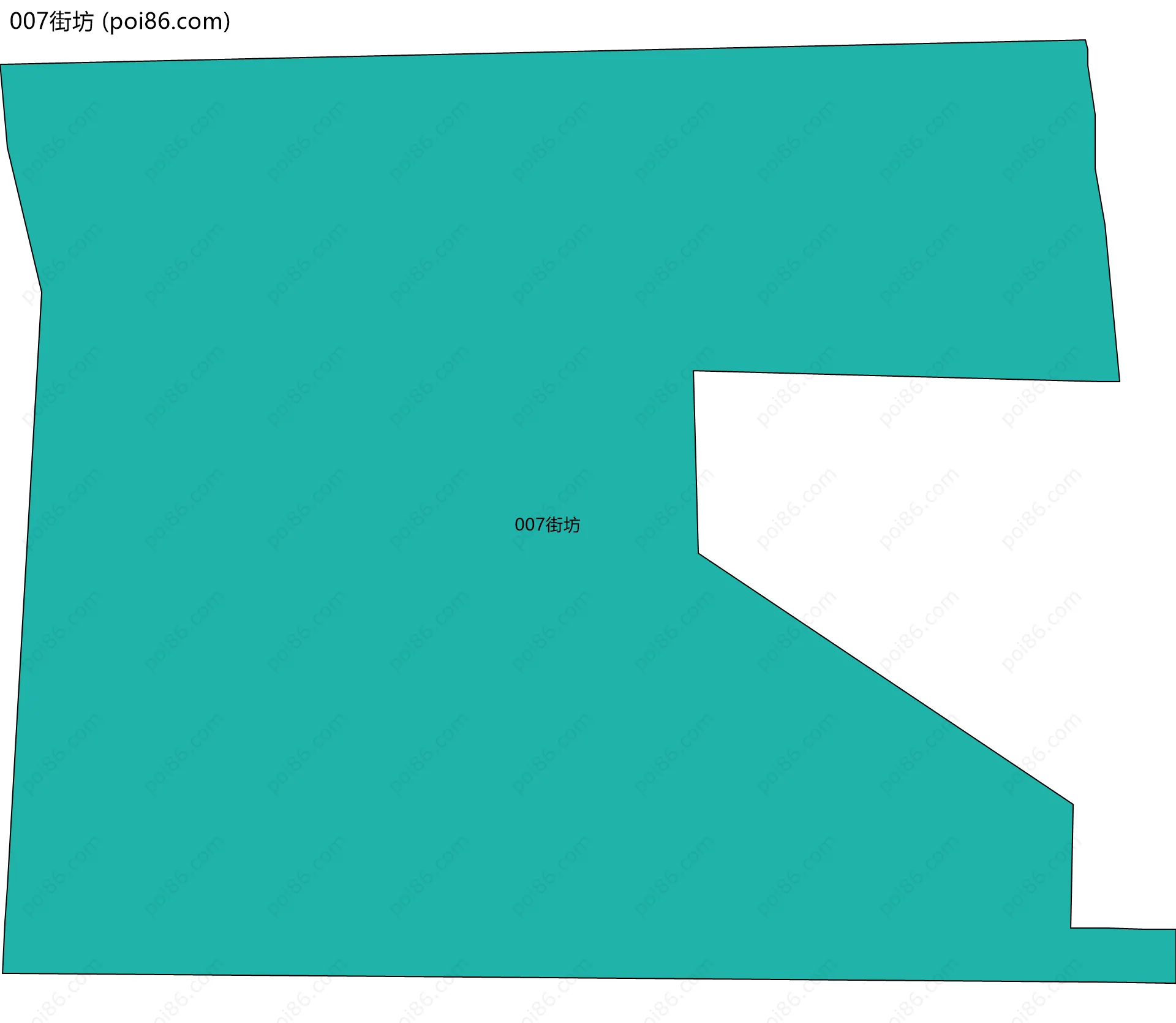 007街坊边界地图