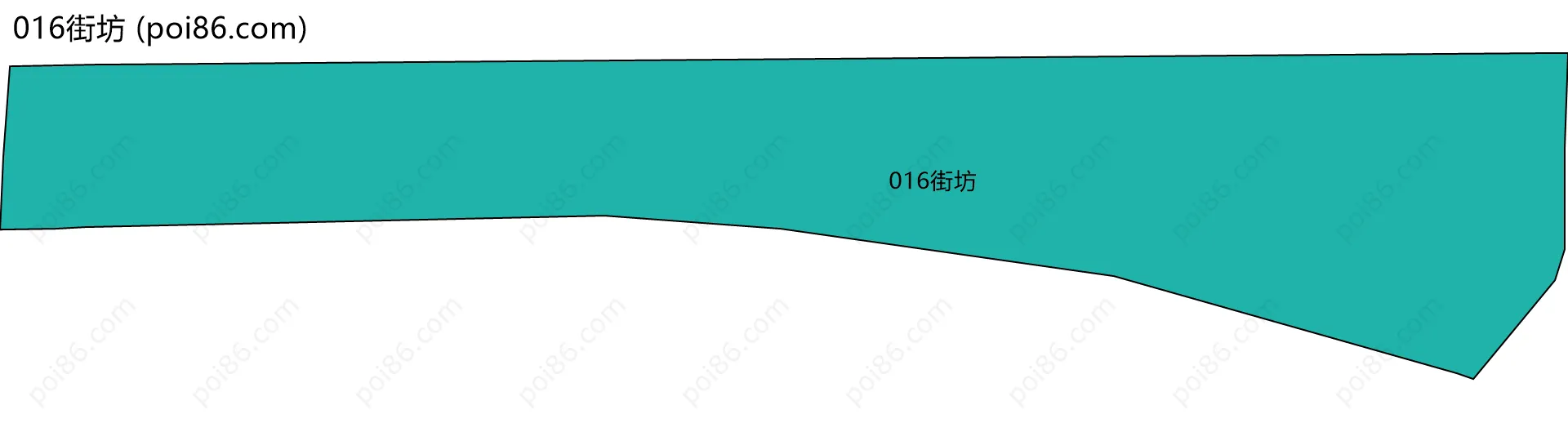 016街坊边界地图