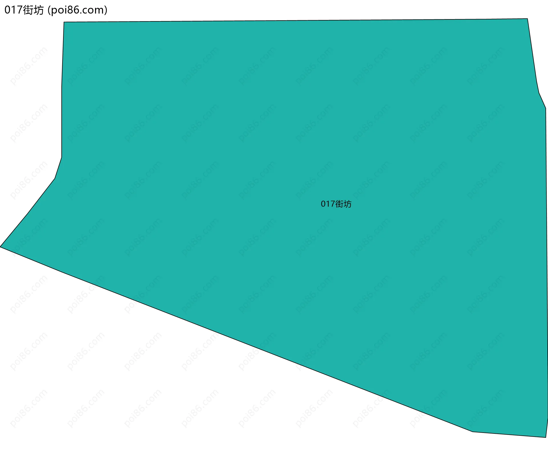 017街坊边界地图