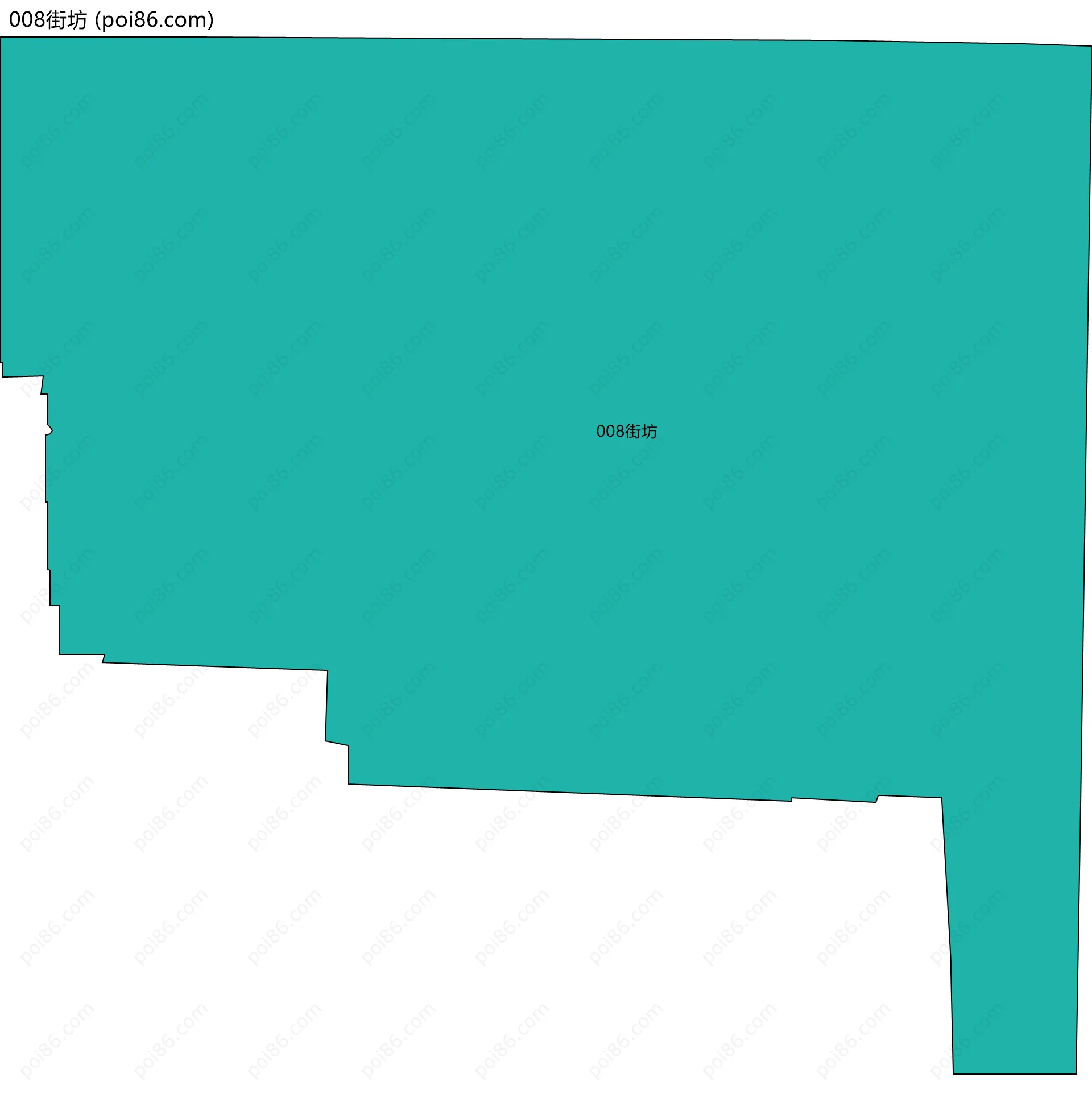 008街坊边界地图