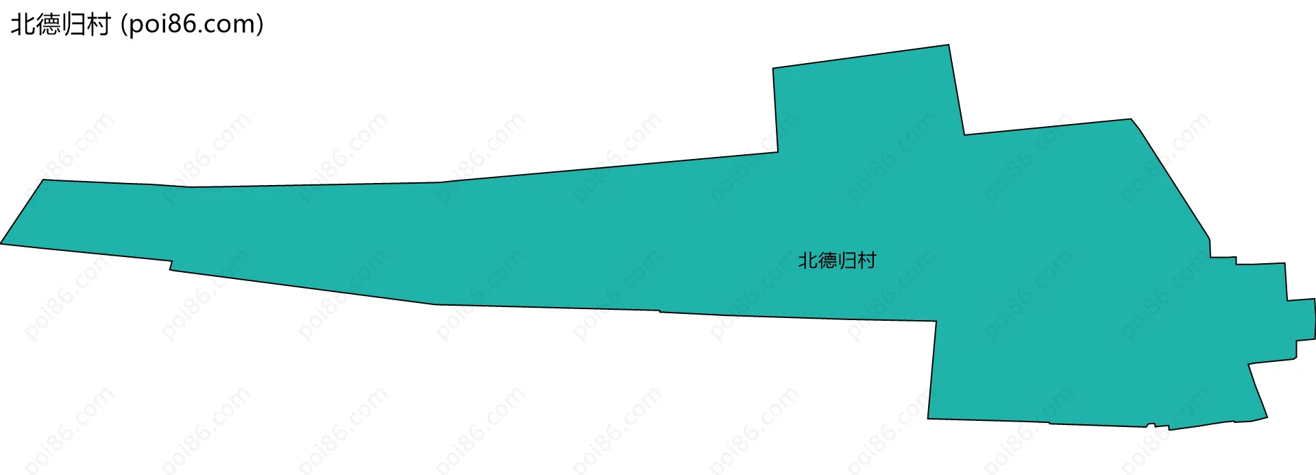 北德归村边界地图