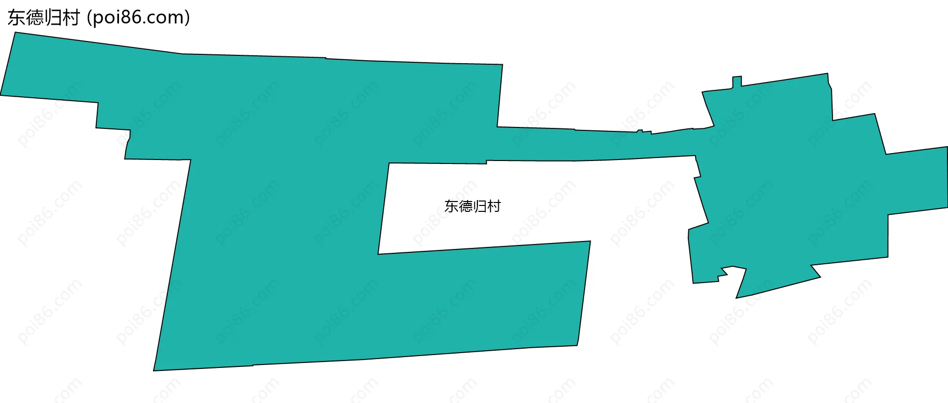东德归村边界地图