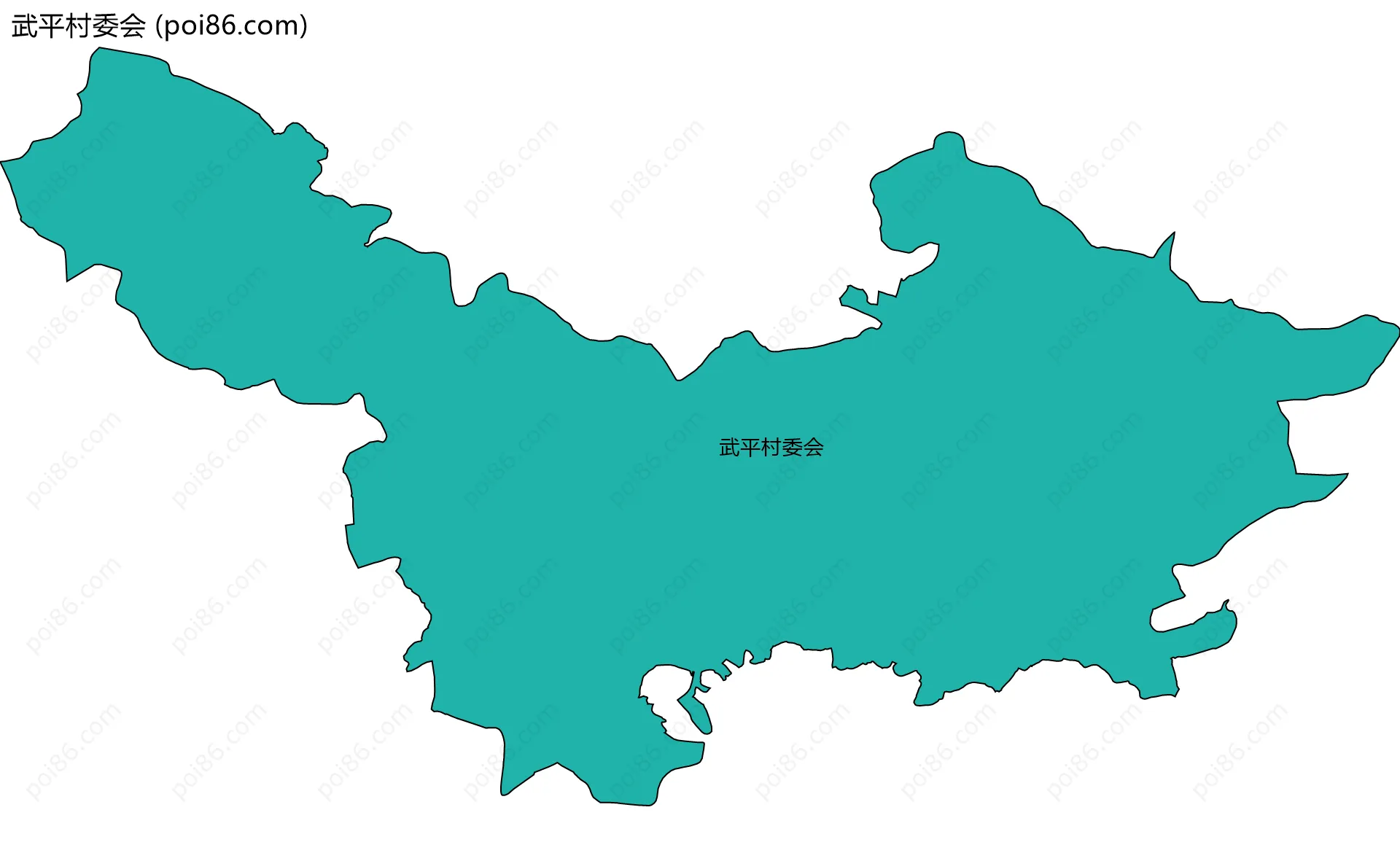 武平村委会边界地图