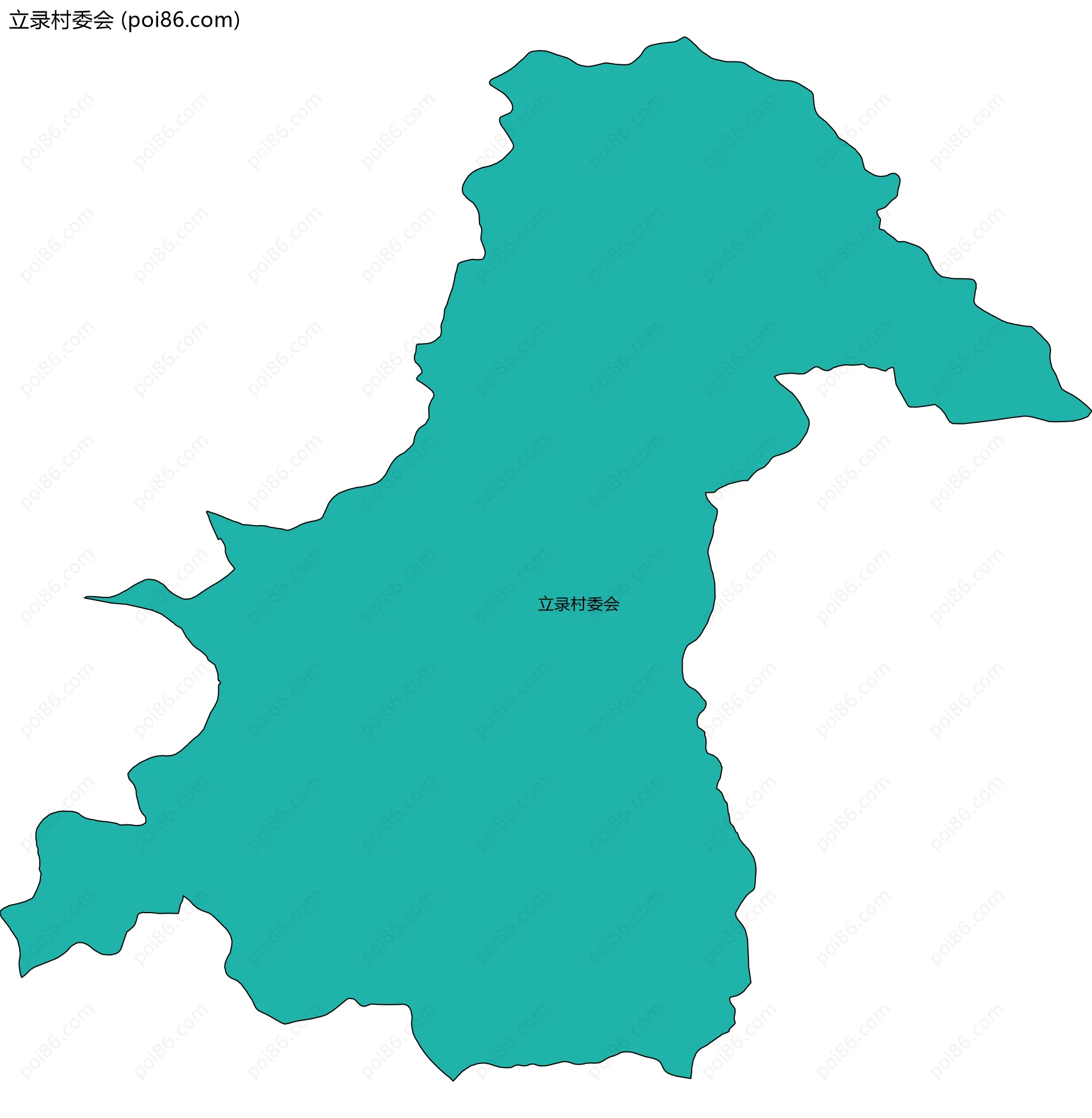 立录村委会边界地图
