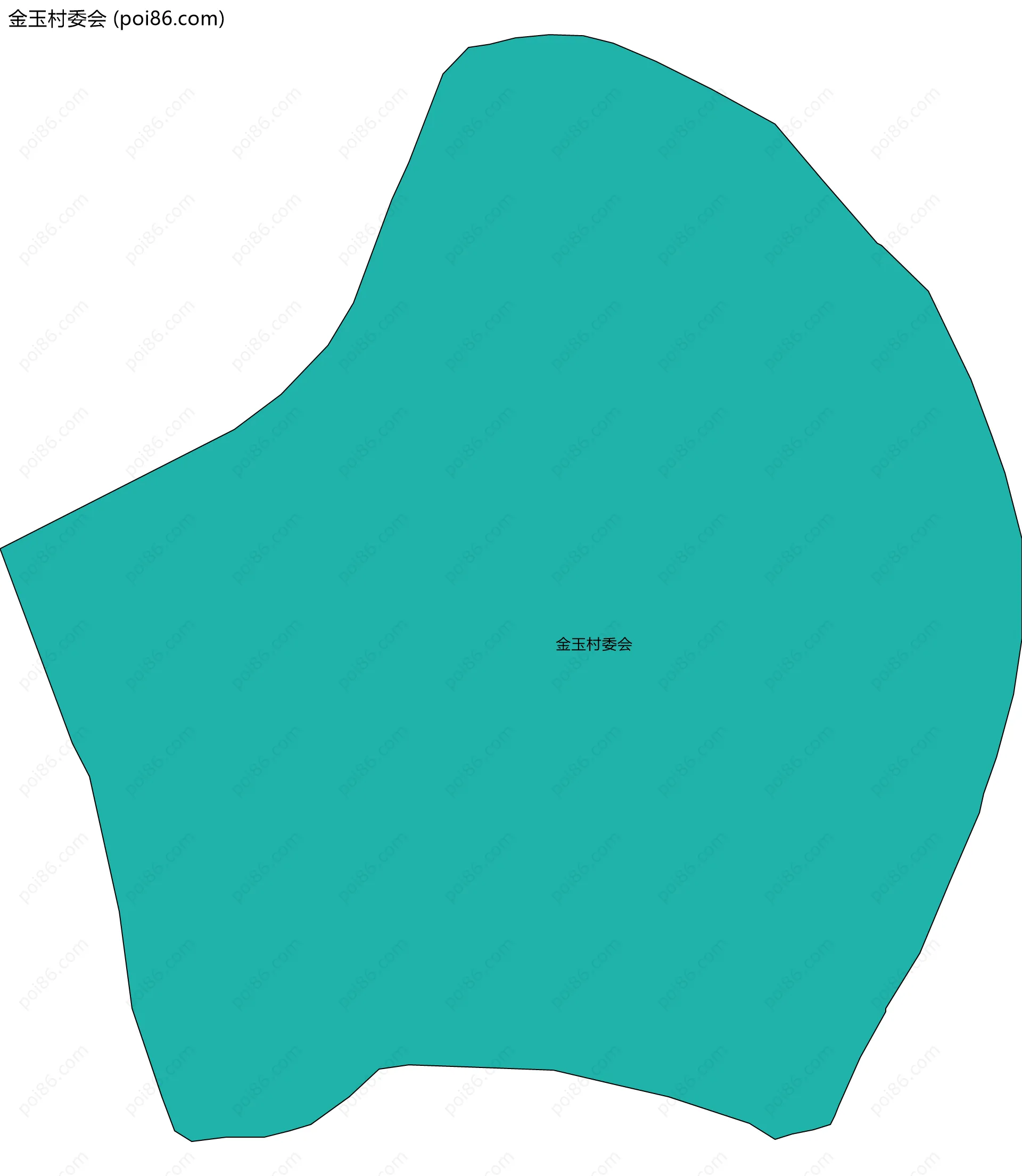 金玉村委会边界地图