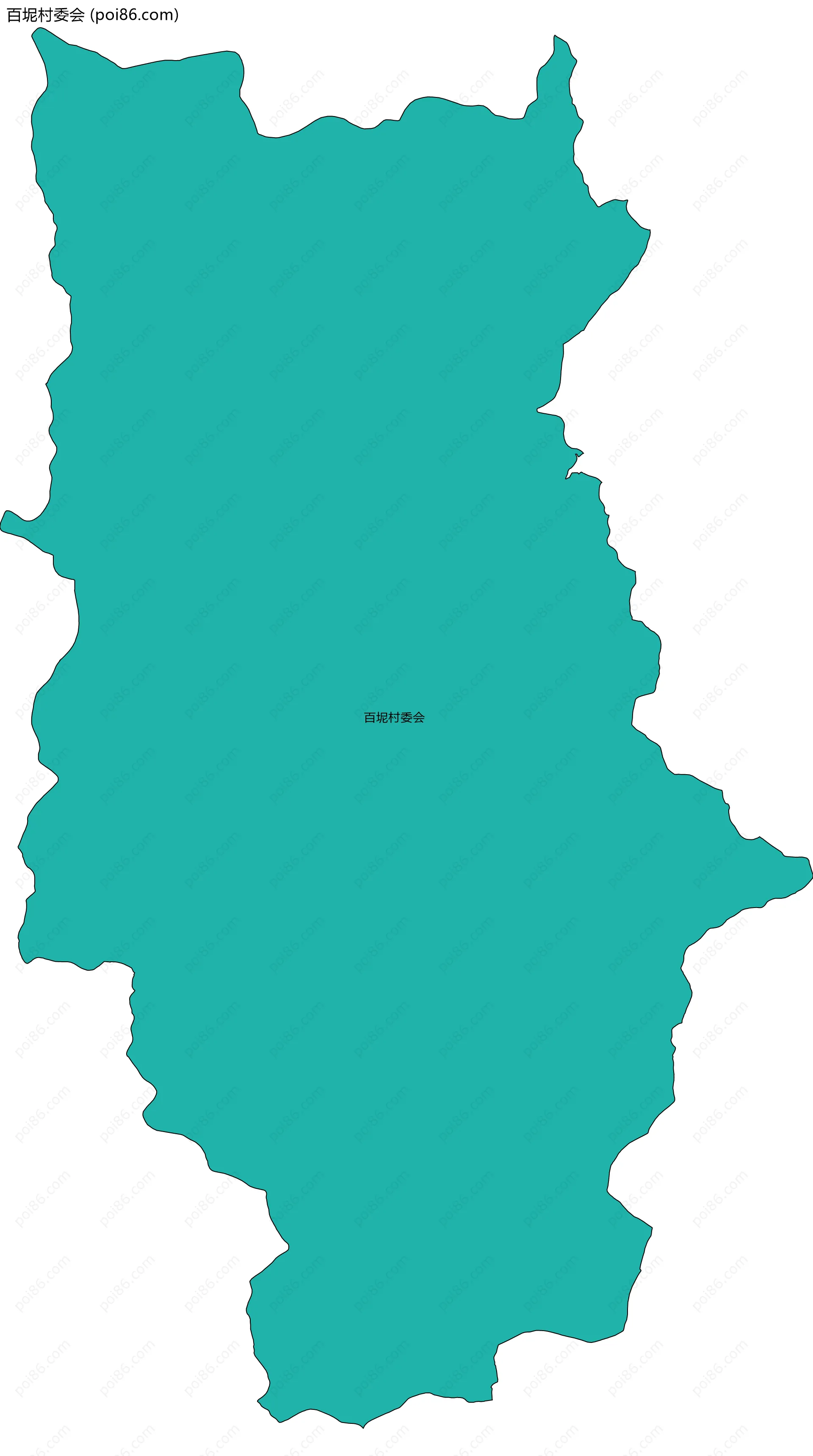 百坭村委会边界地图