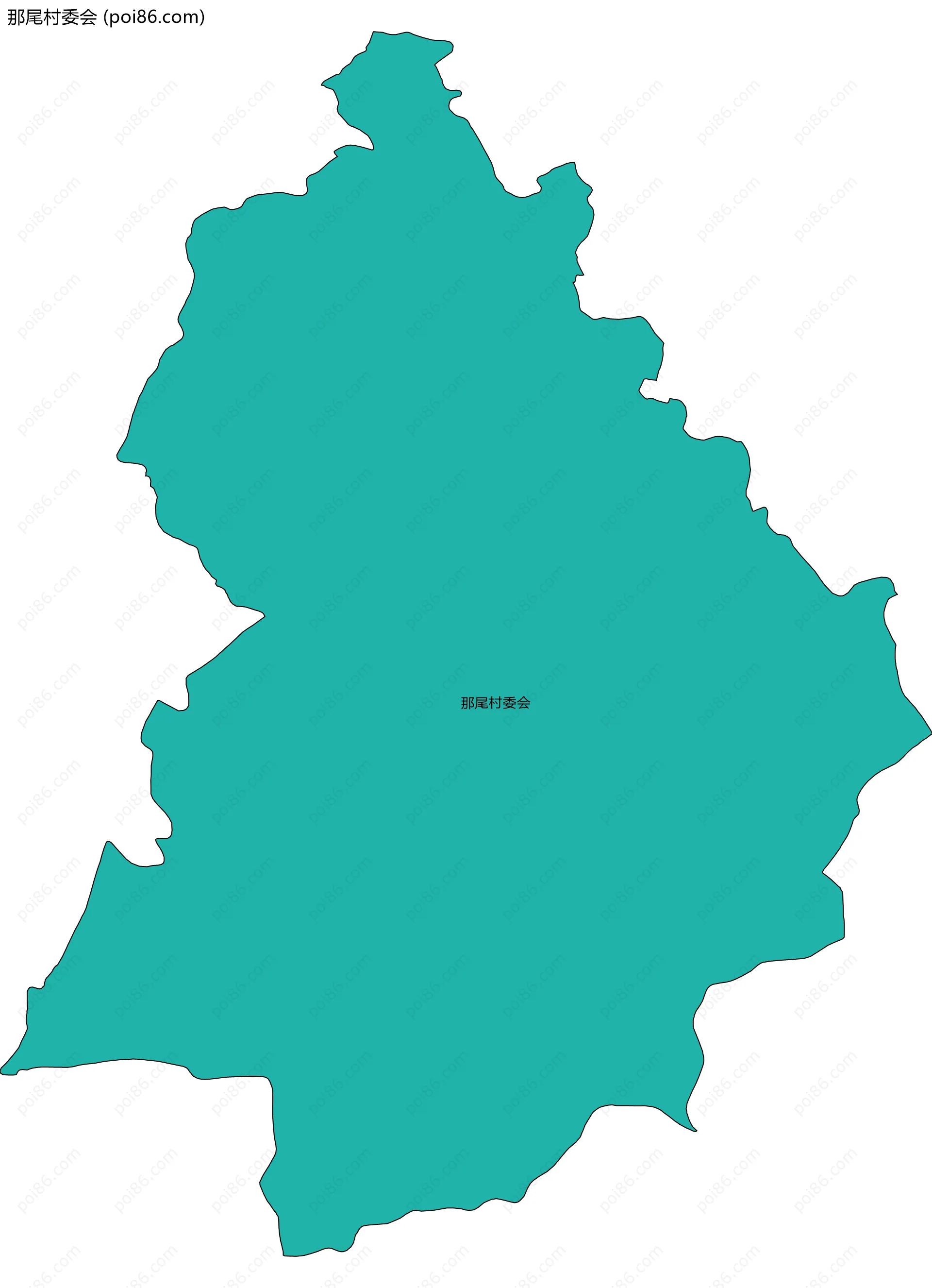 那尾村委会边界地图