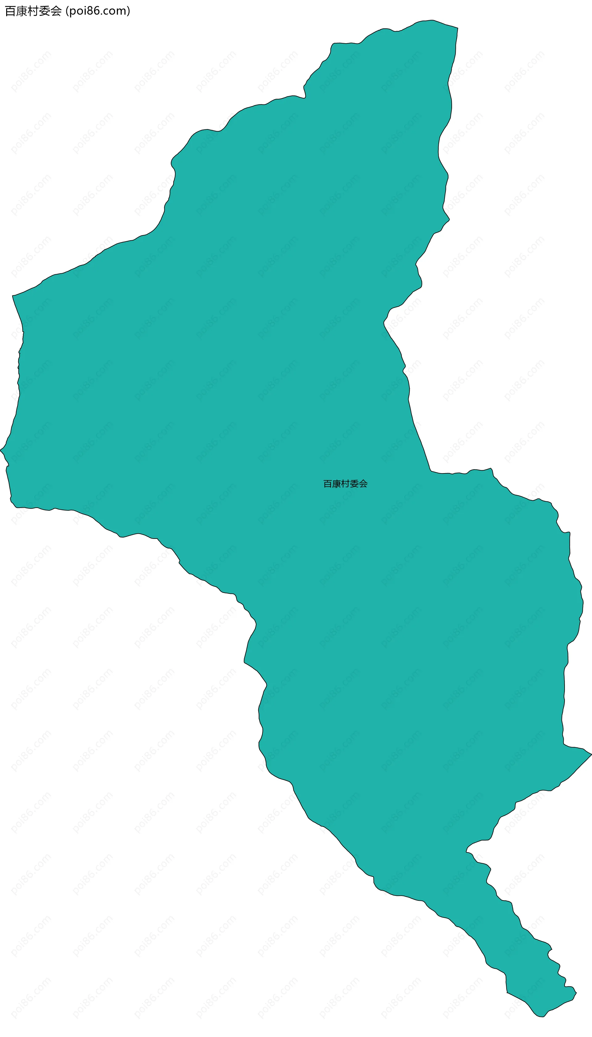 百康村委会边界地图