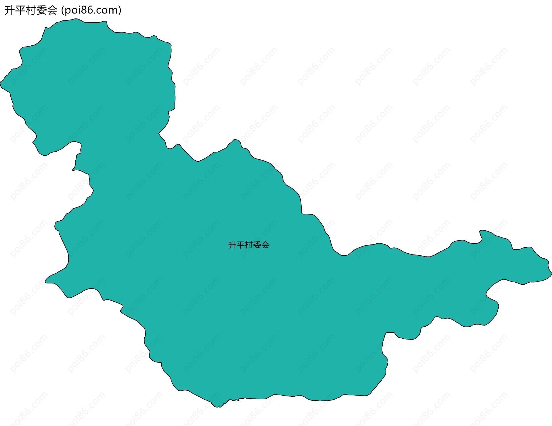 升平村委会边界地图
