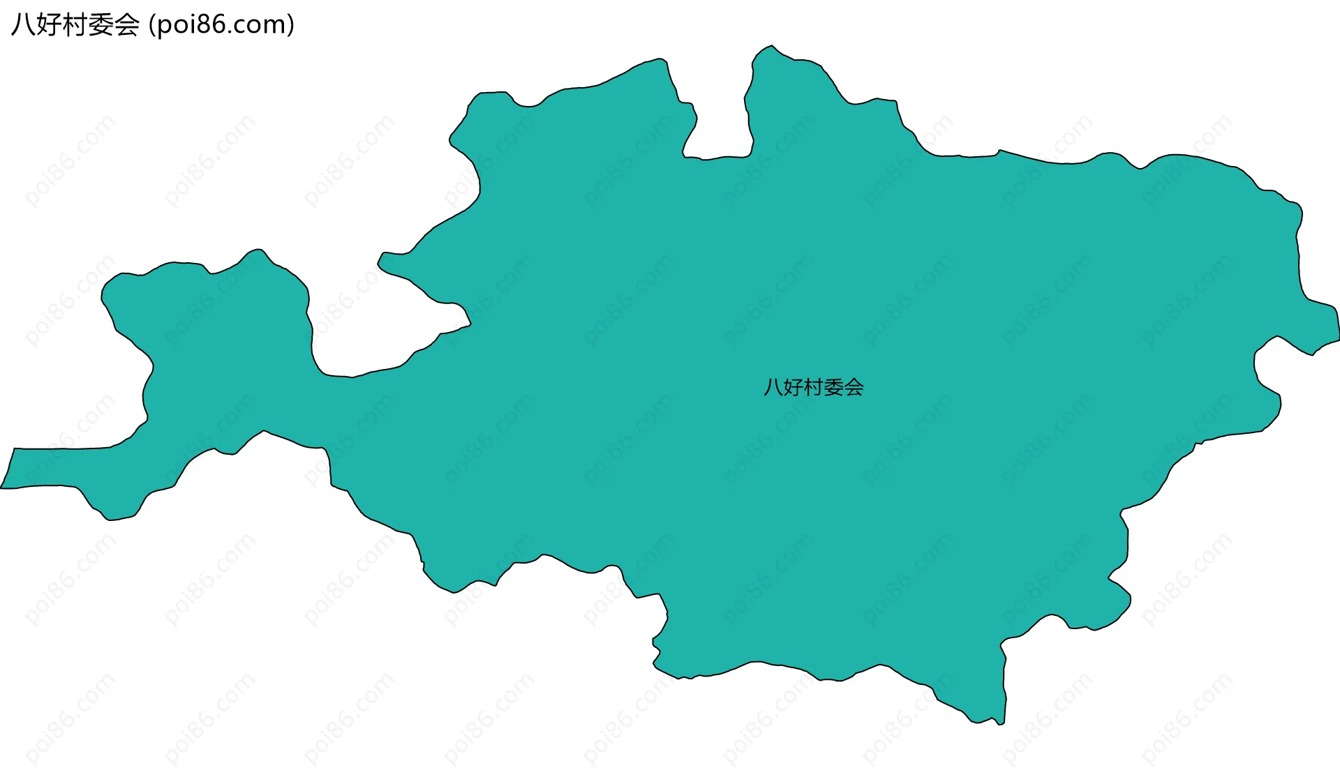 八好村委会边界地图
