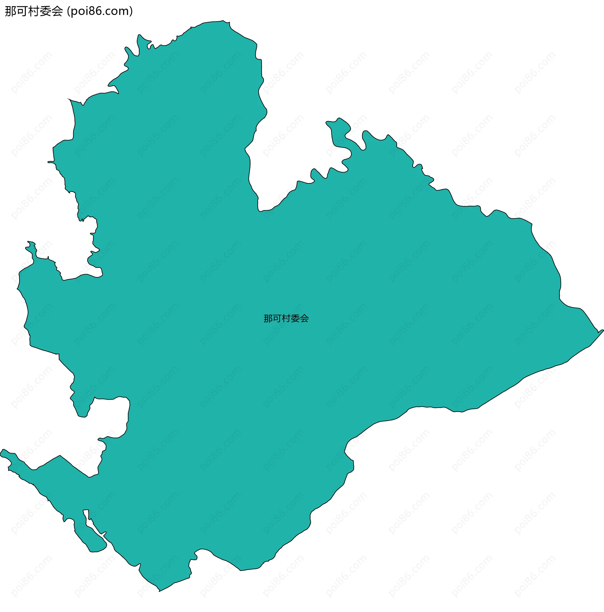 那可村委会边界地图