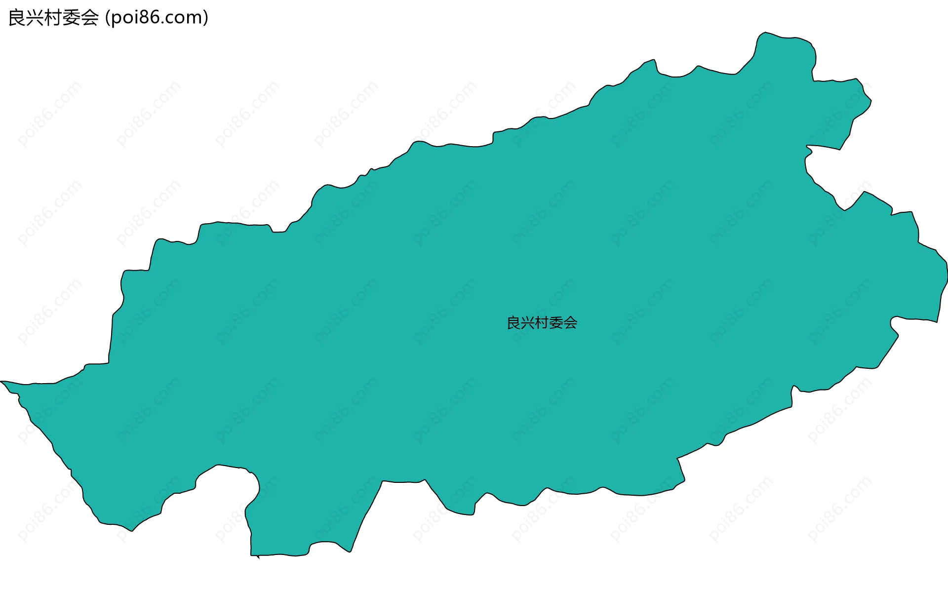 良兴村委会边界地图
