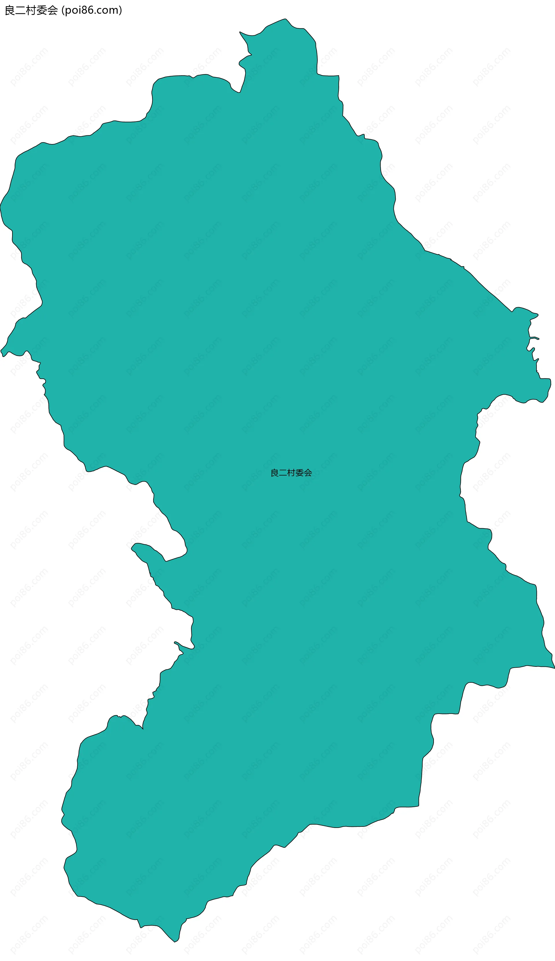 良二村委会边界地图