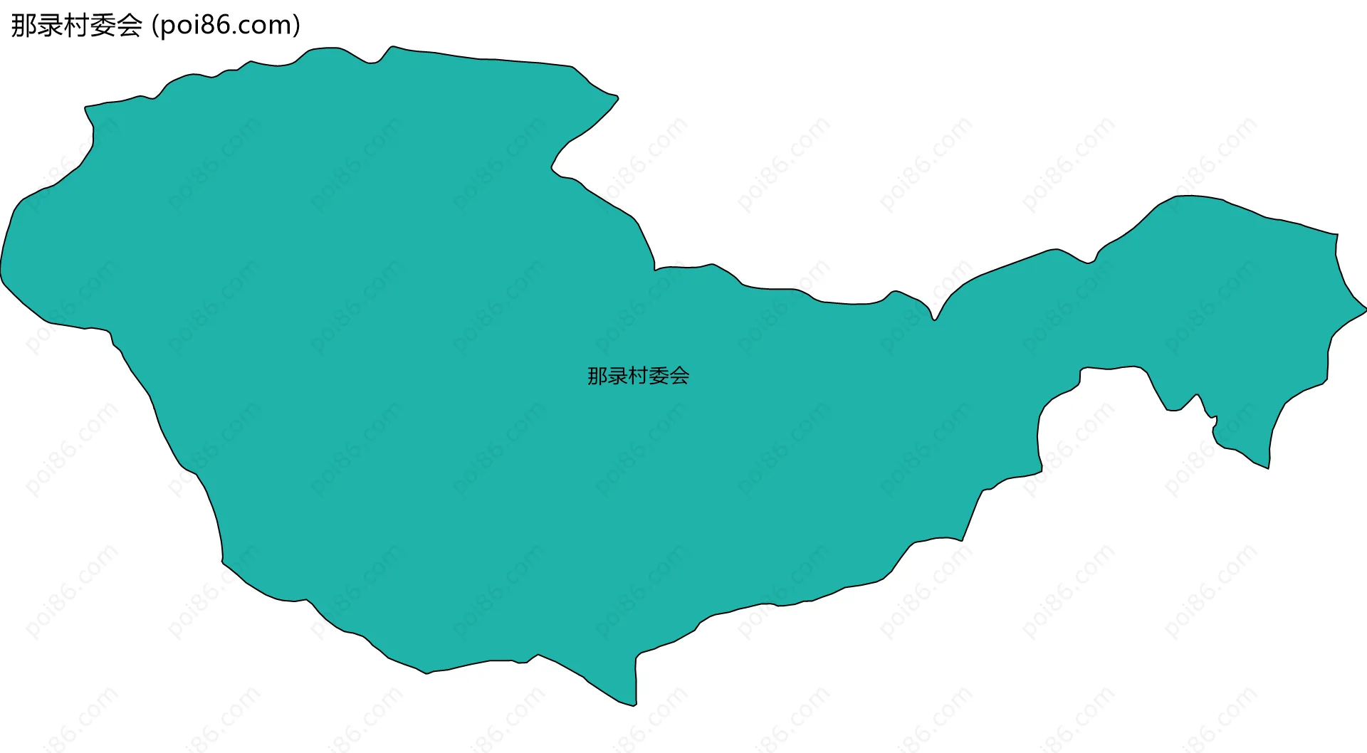 那录村委会边界地图
