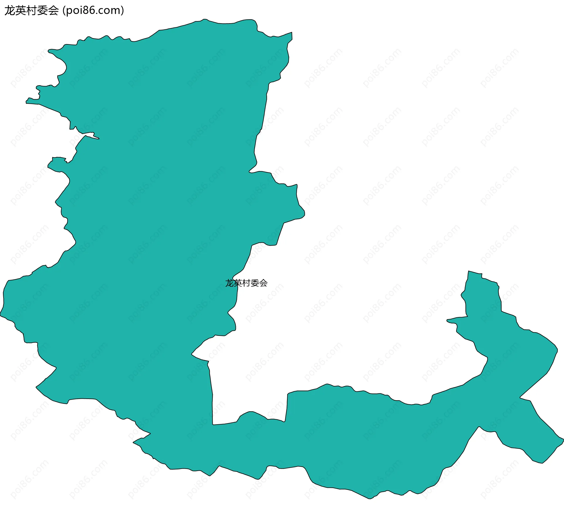 龙英村委会边界地图