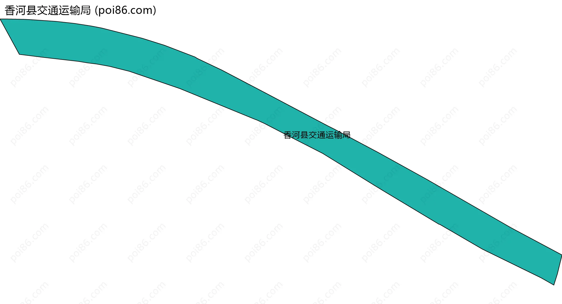 香河县交通运输局边界地图