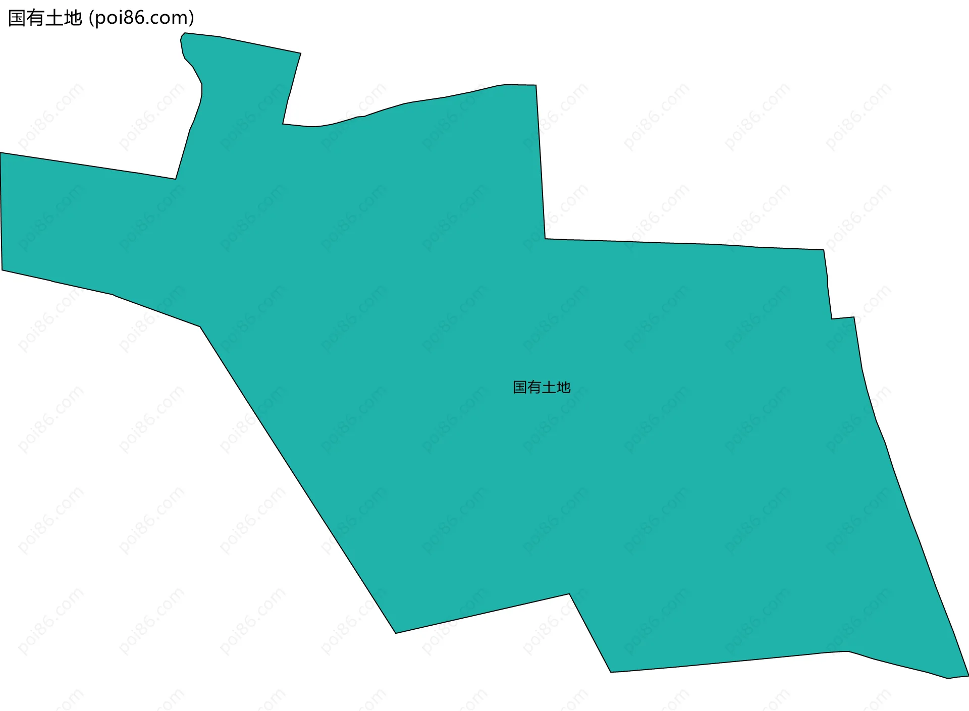国有土地边界地图