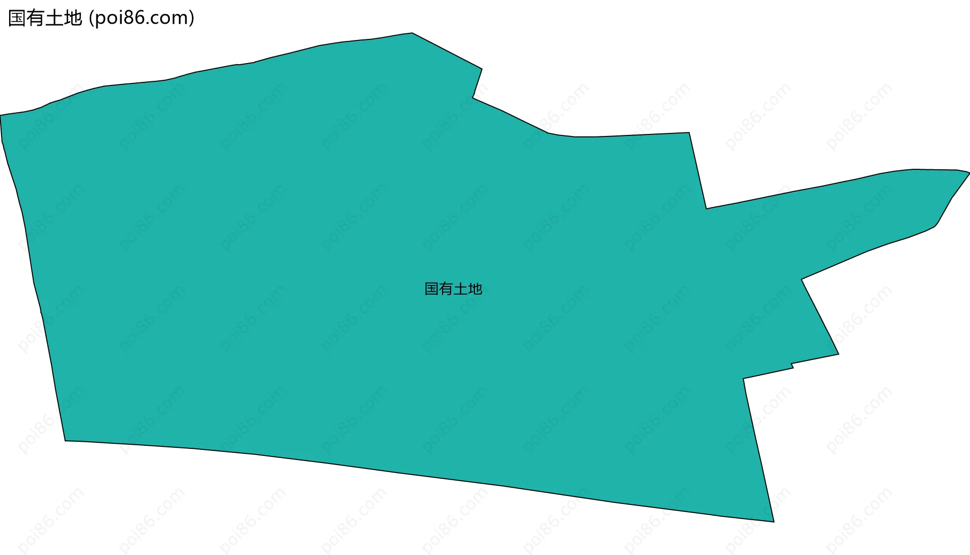 国有土地边界地图