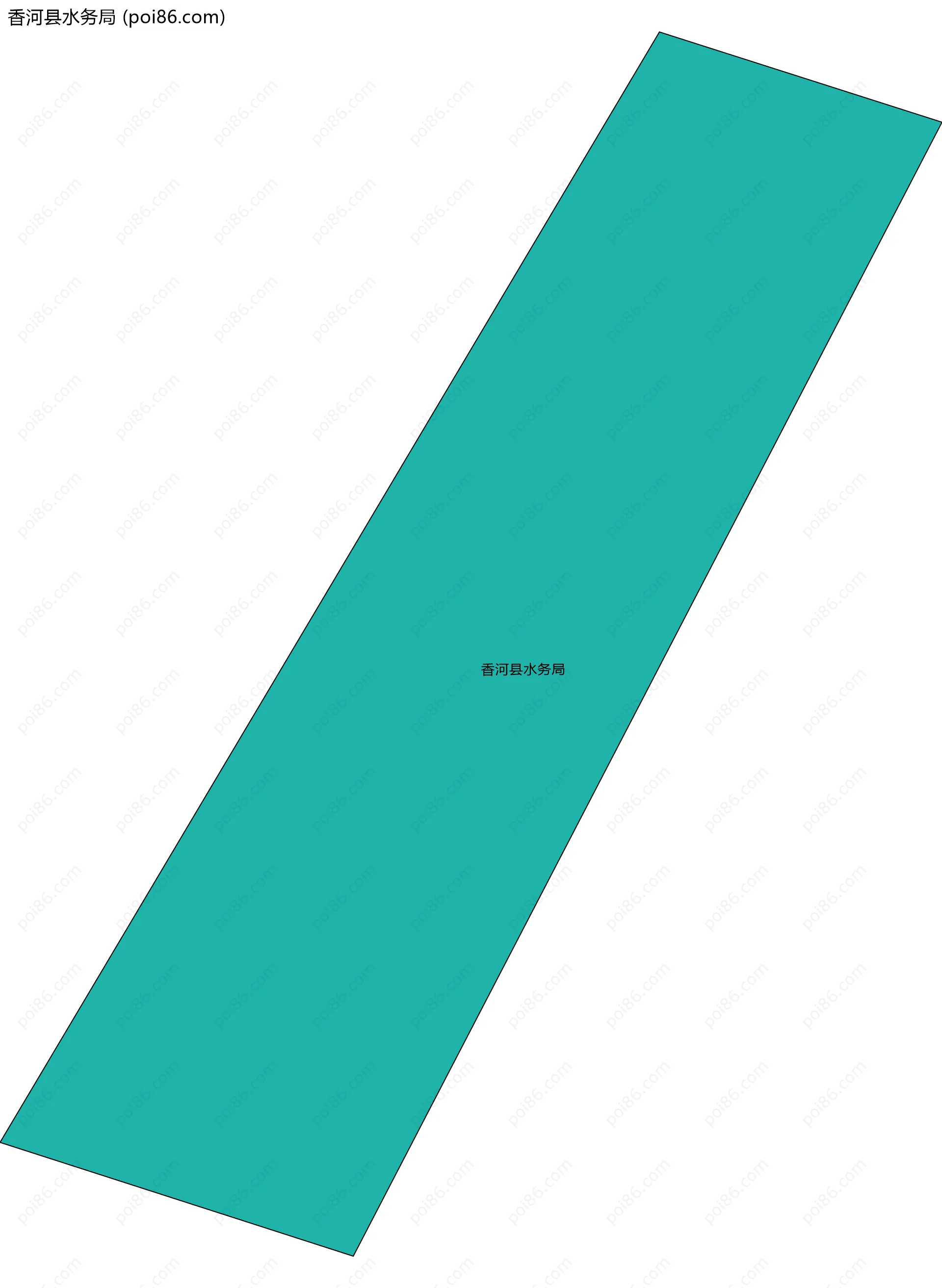 香河县水务局边界地图