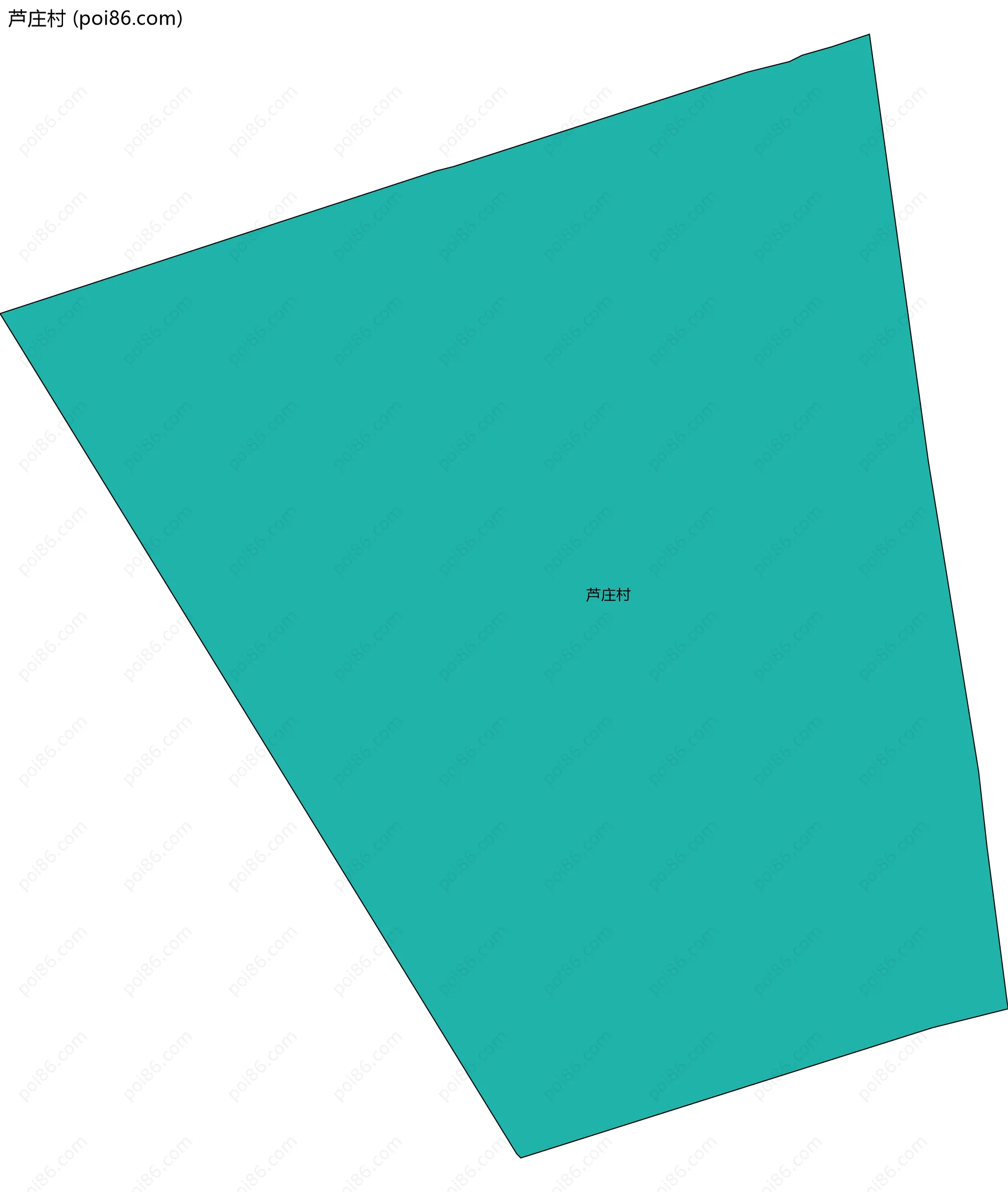 芦庄村边界地图