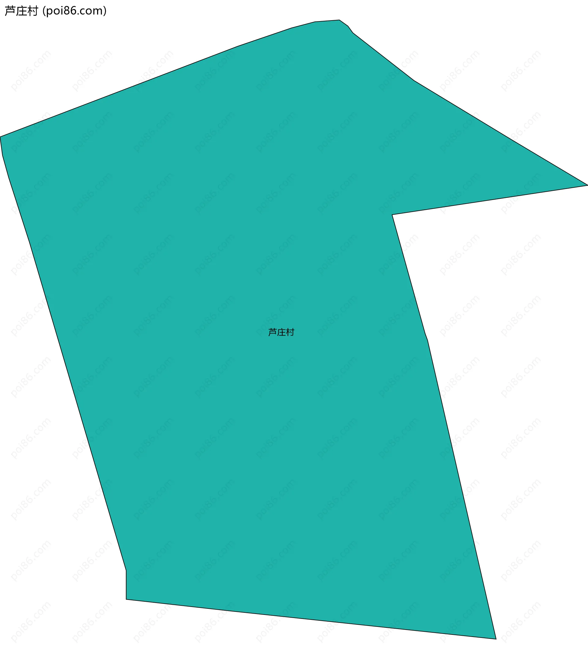 芦庄村边界地图