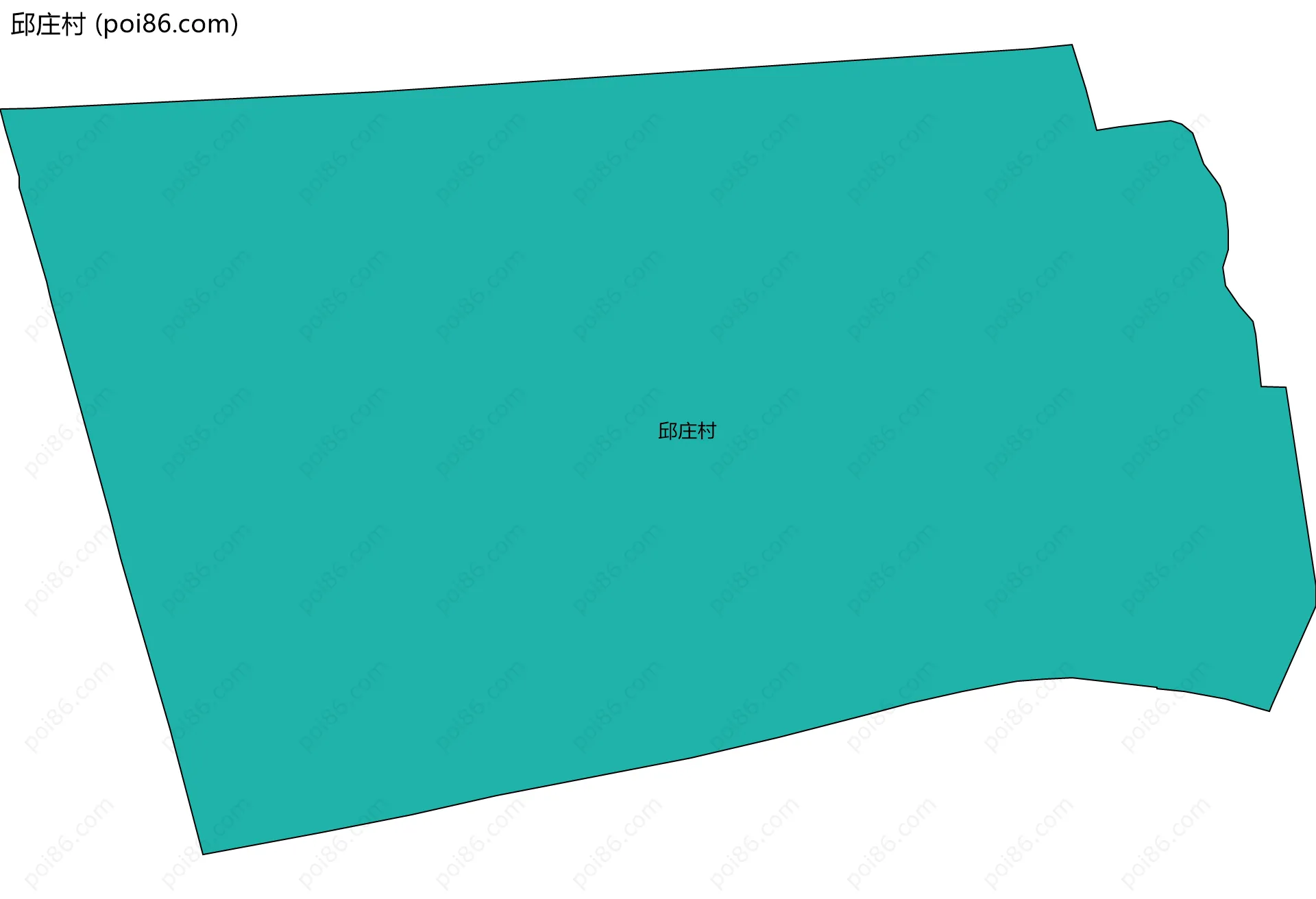 邱庄村边界地图