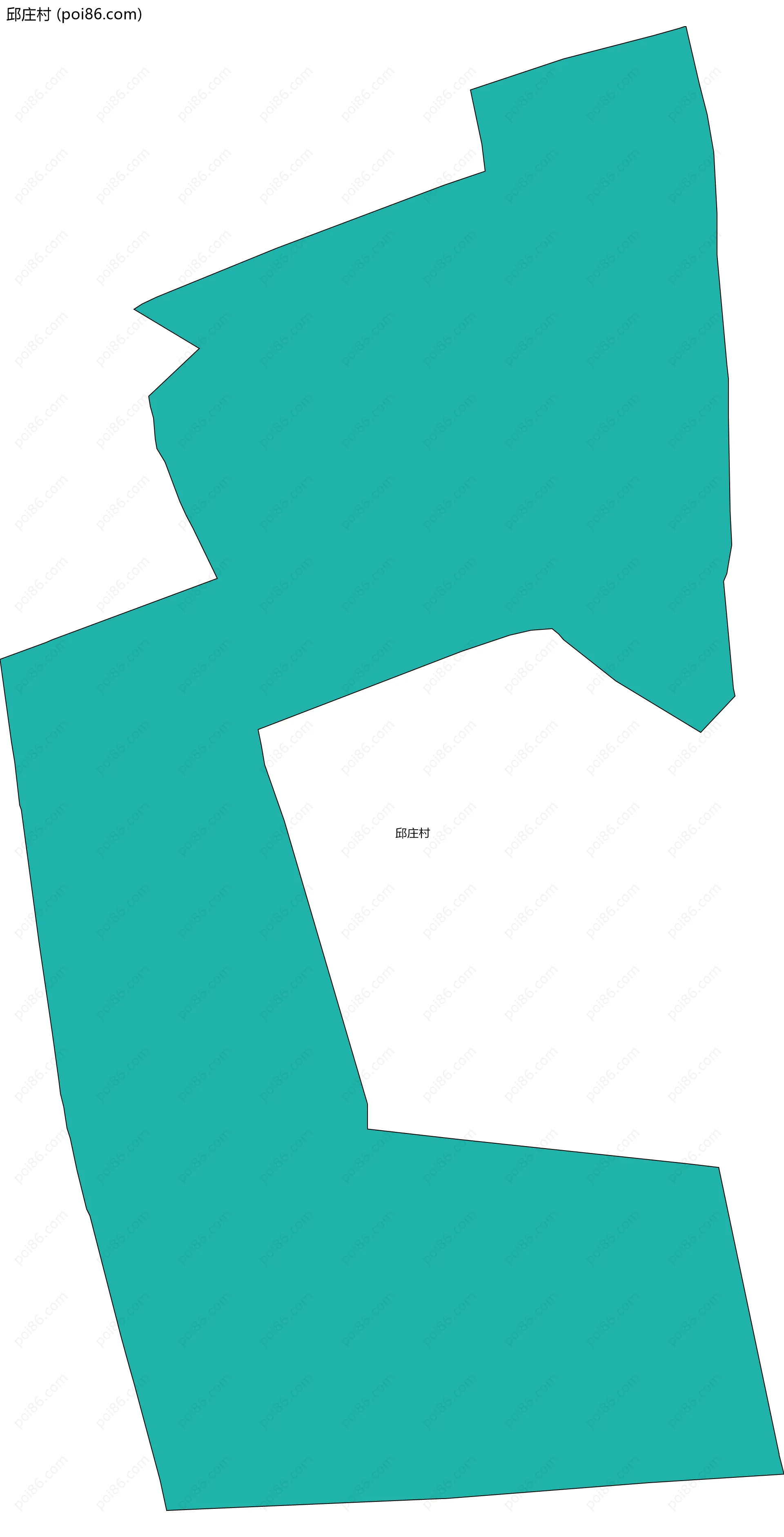 邱庄村边界地图