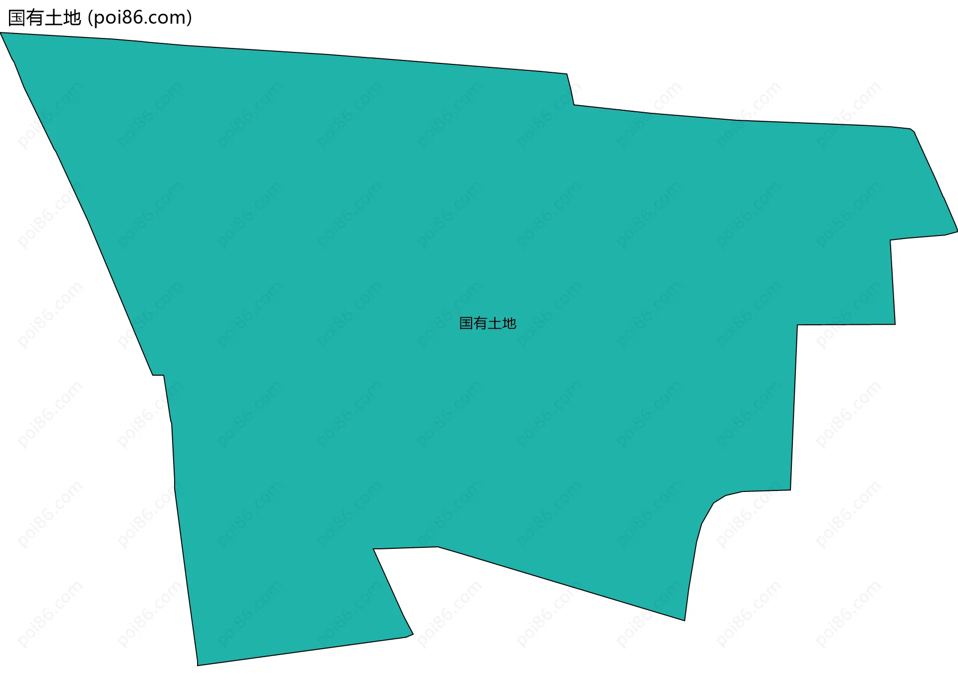 国有土地边界地图