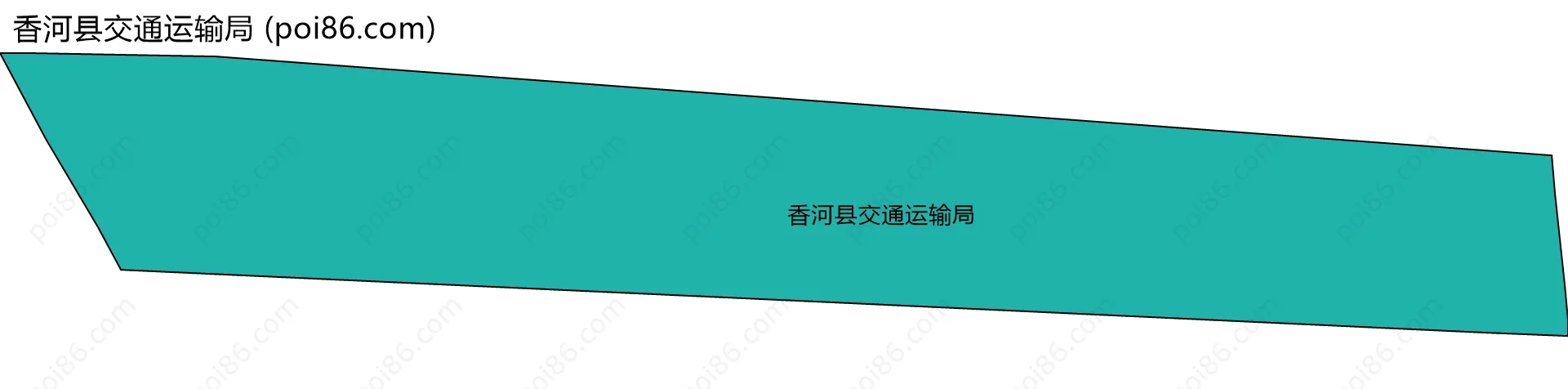 香河县交通运输局边界地图