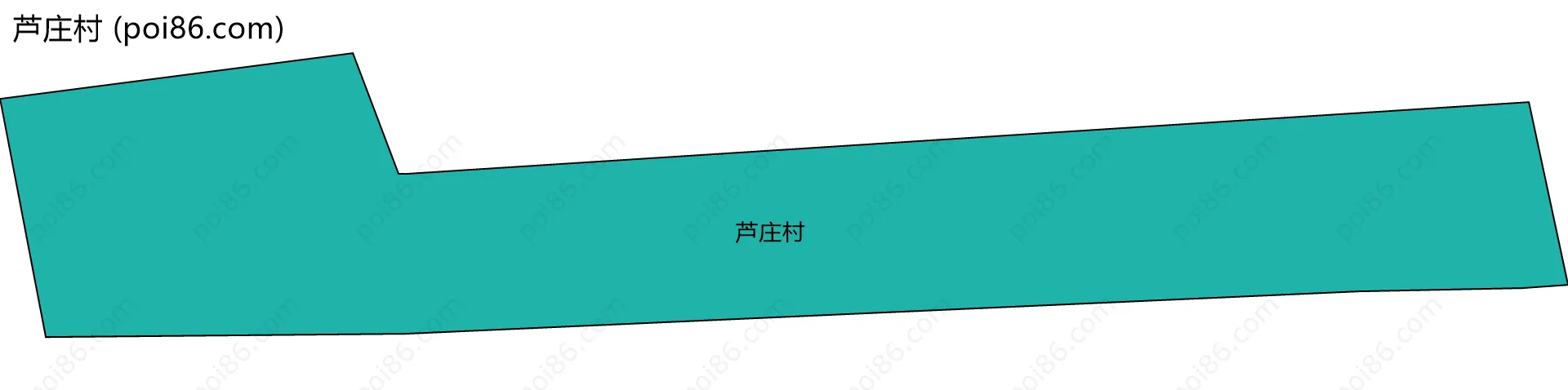 芦庄村边界地图