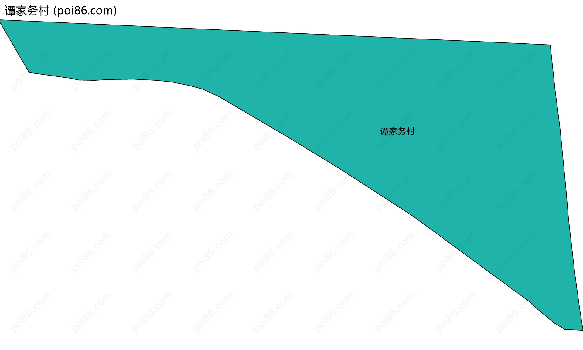 谭家务村边界地图