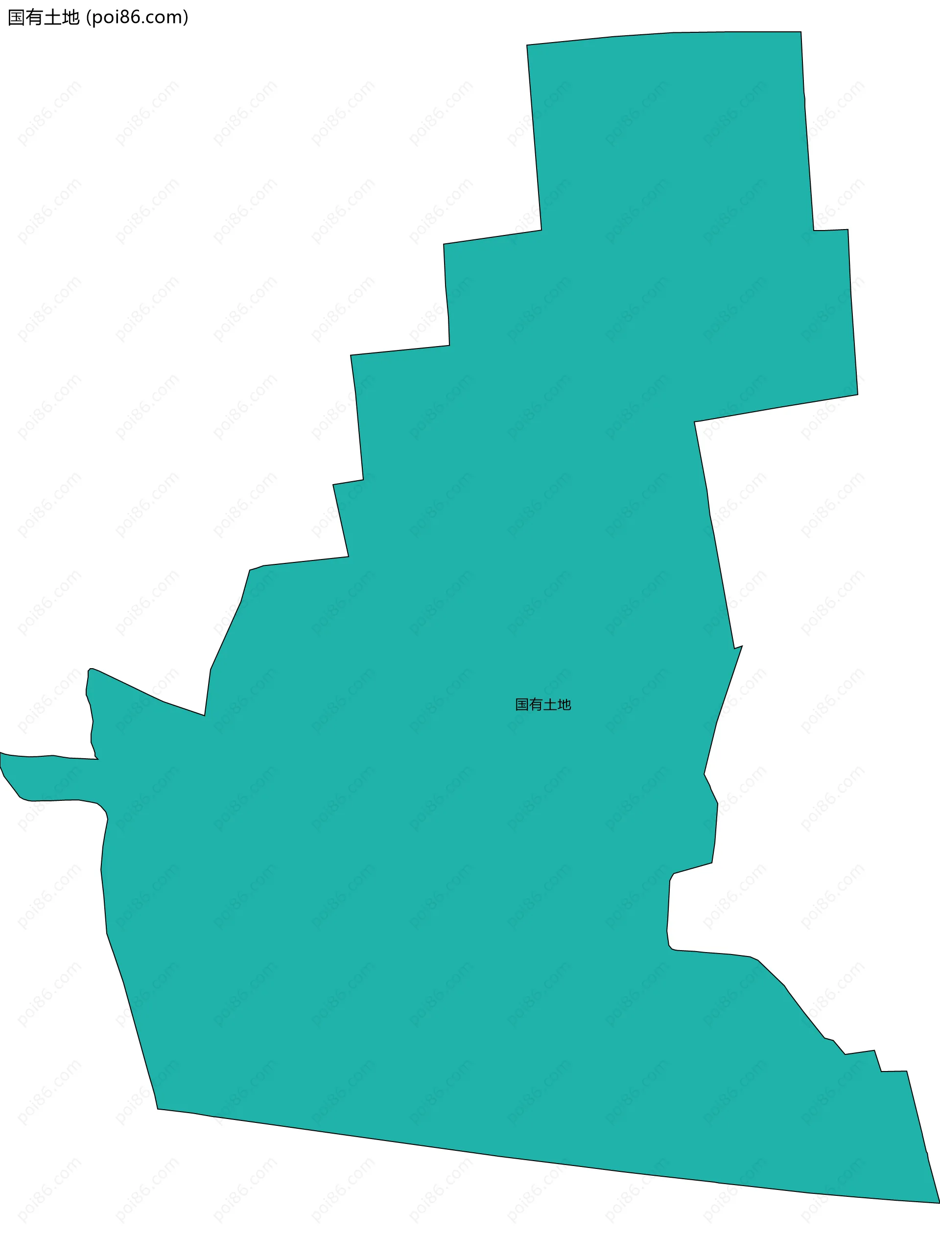 国有土地边界地图