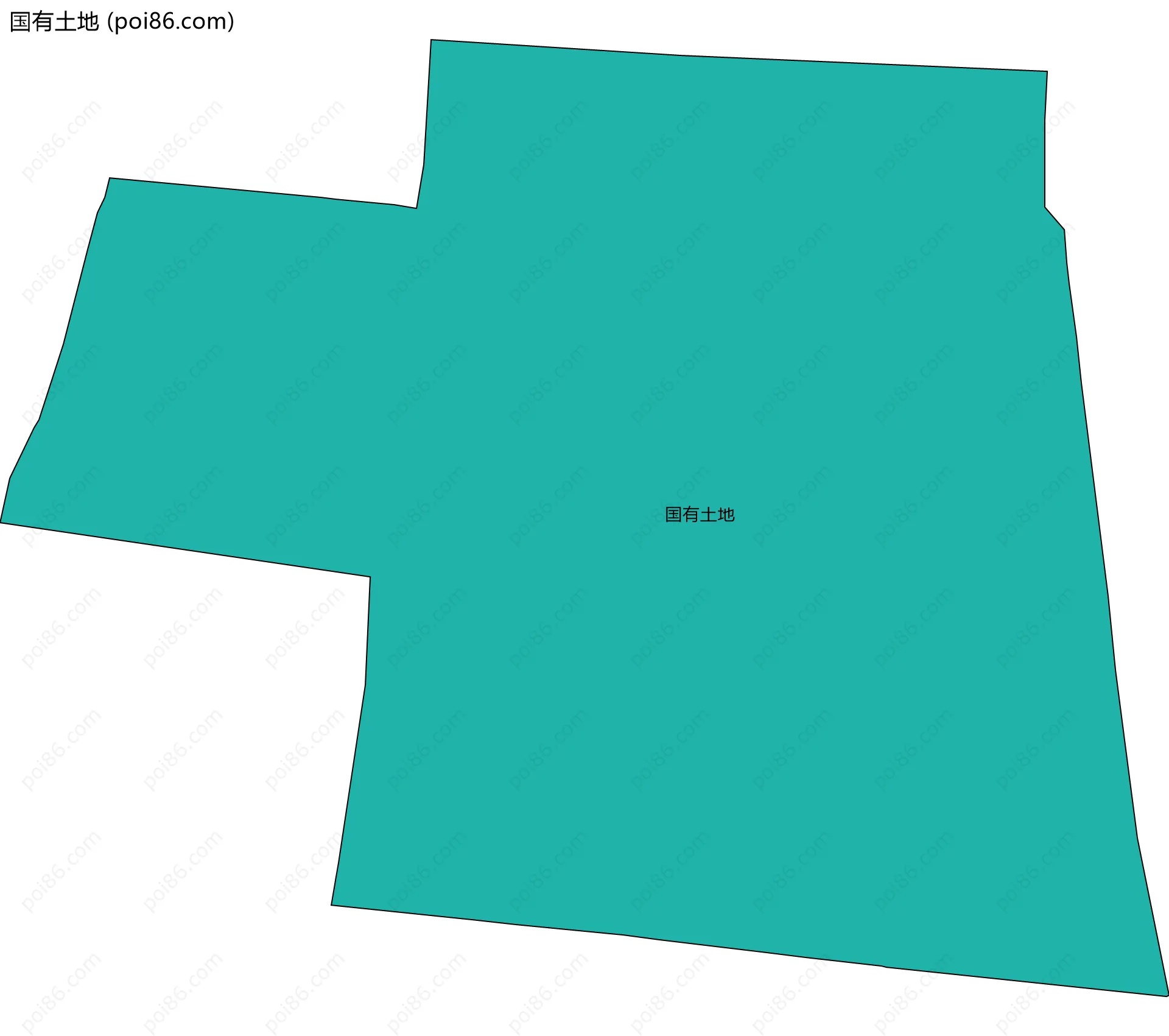 国有土地边界地图