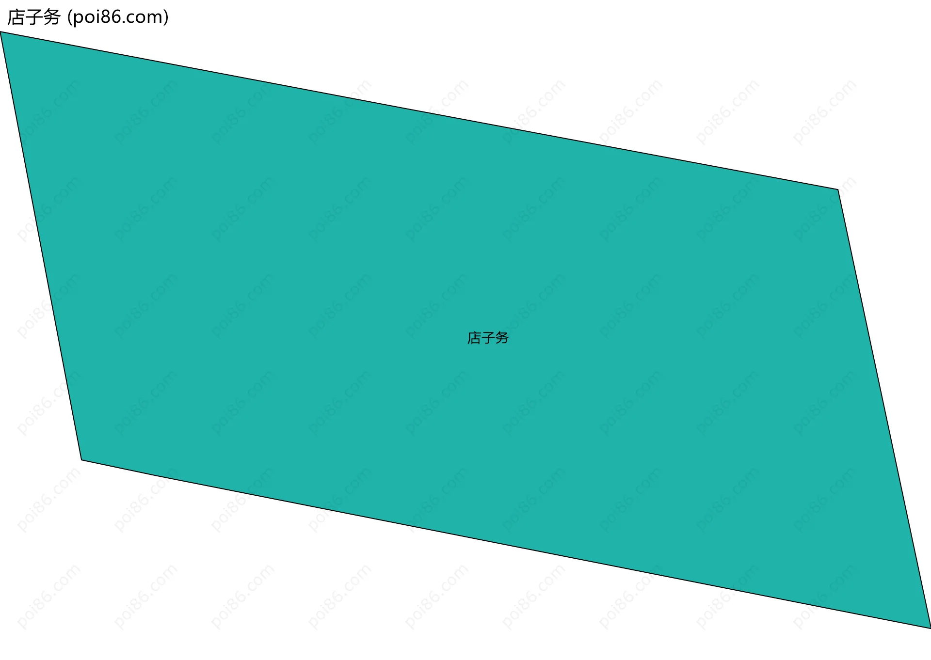 店子务边界地图