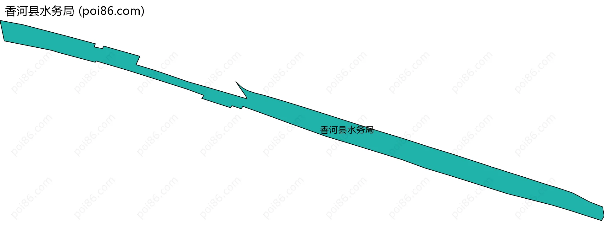 香河县水务局边界地图