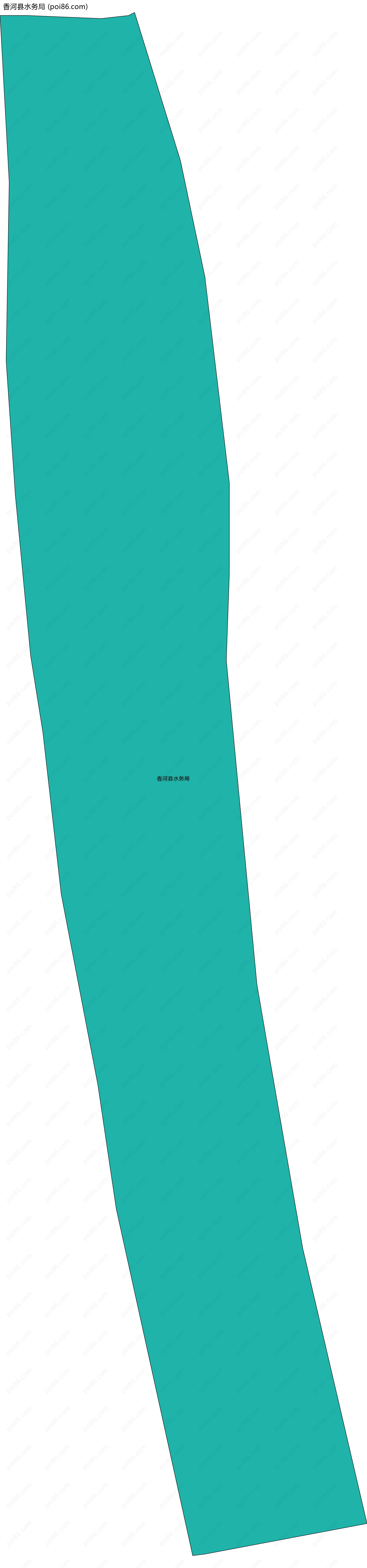 香河县水务局边界地图