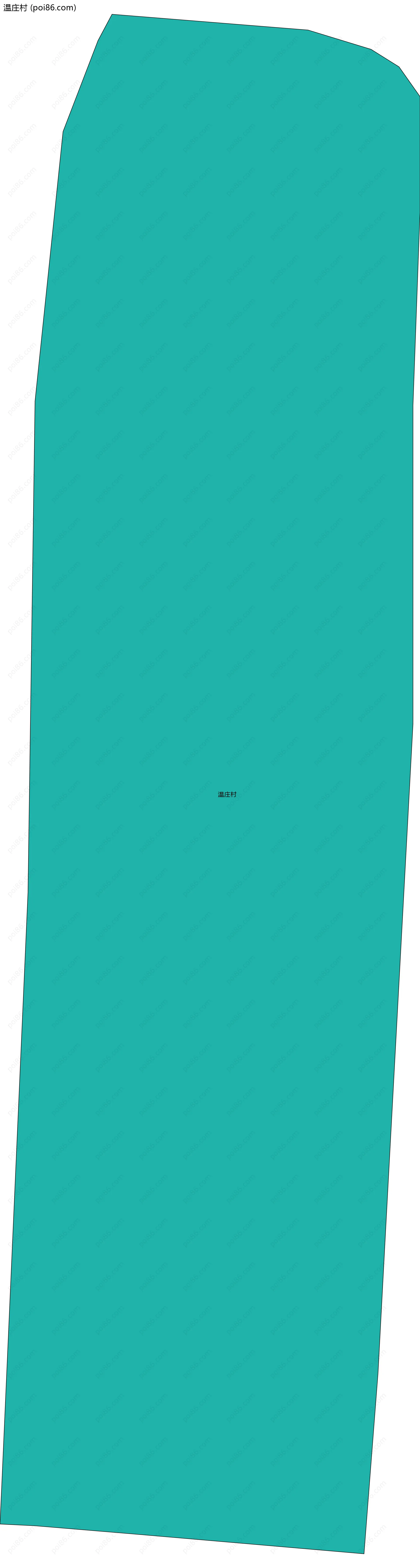 温庄村边界地图